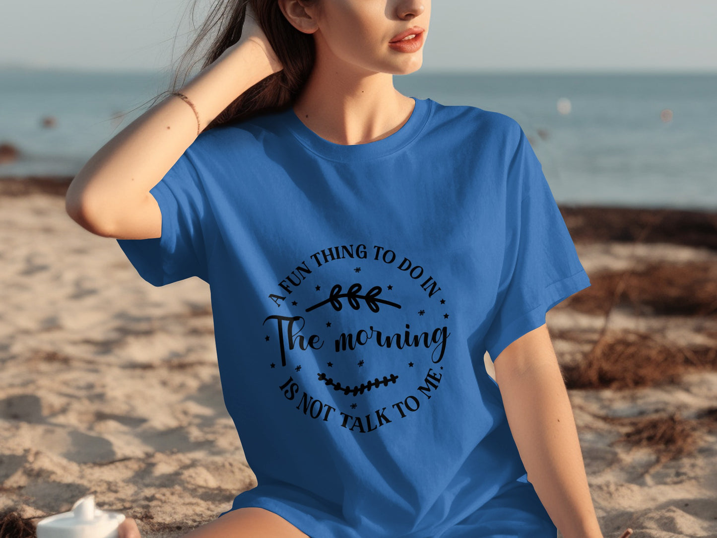 A Fun Thing To Do In The Morning Funny Statement Shirt