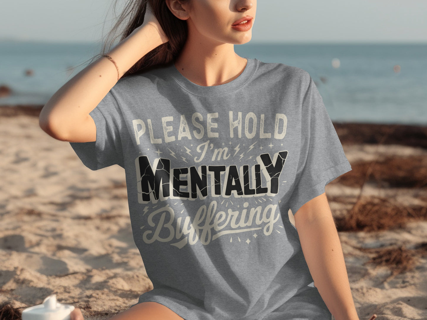 Please Hold I'm Mentally Buffering T-shirt