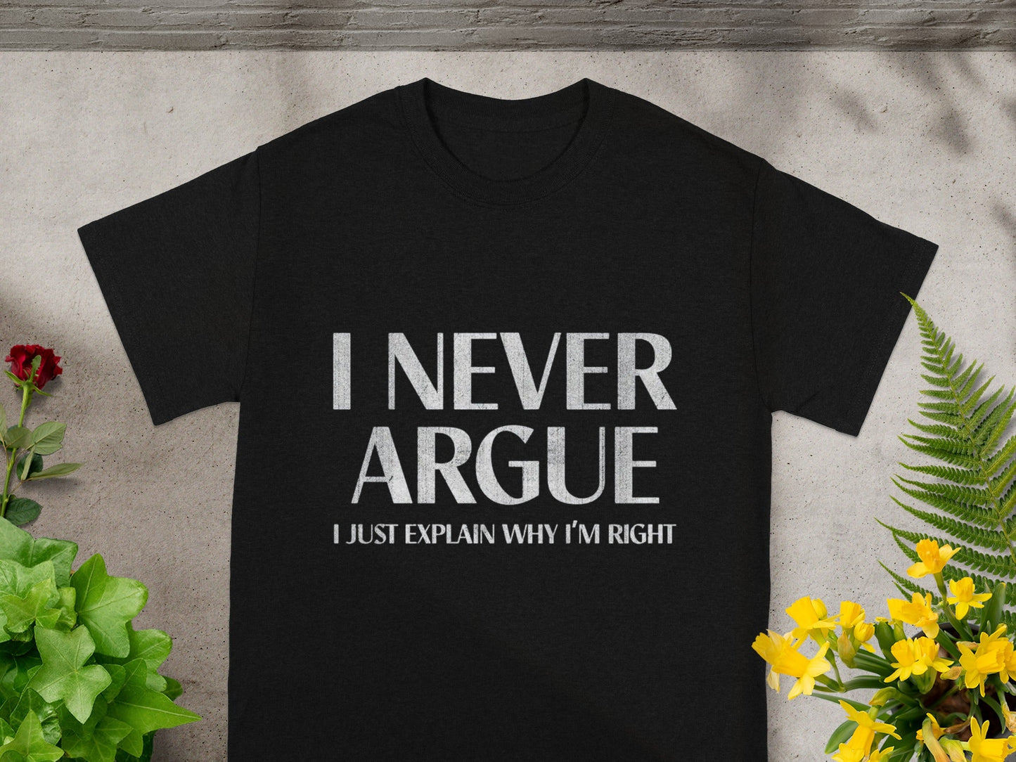 I Never Argue I Just Explain Why I'm Right T-Shirt