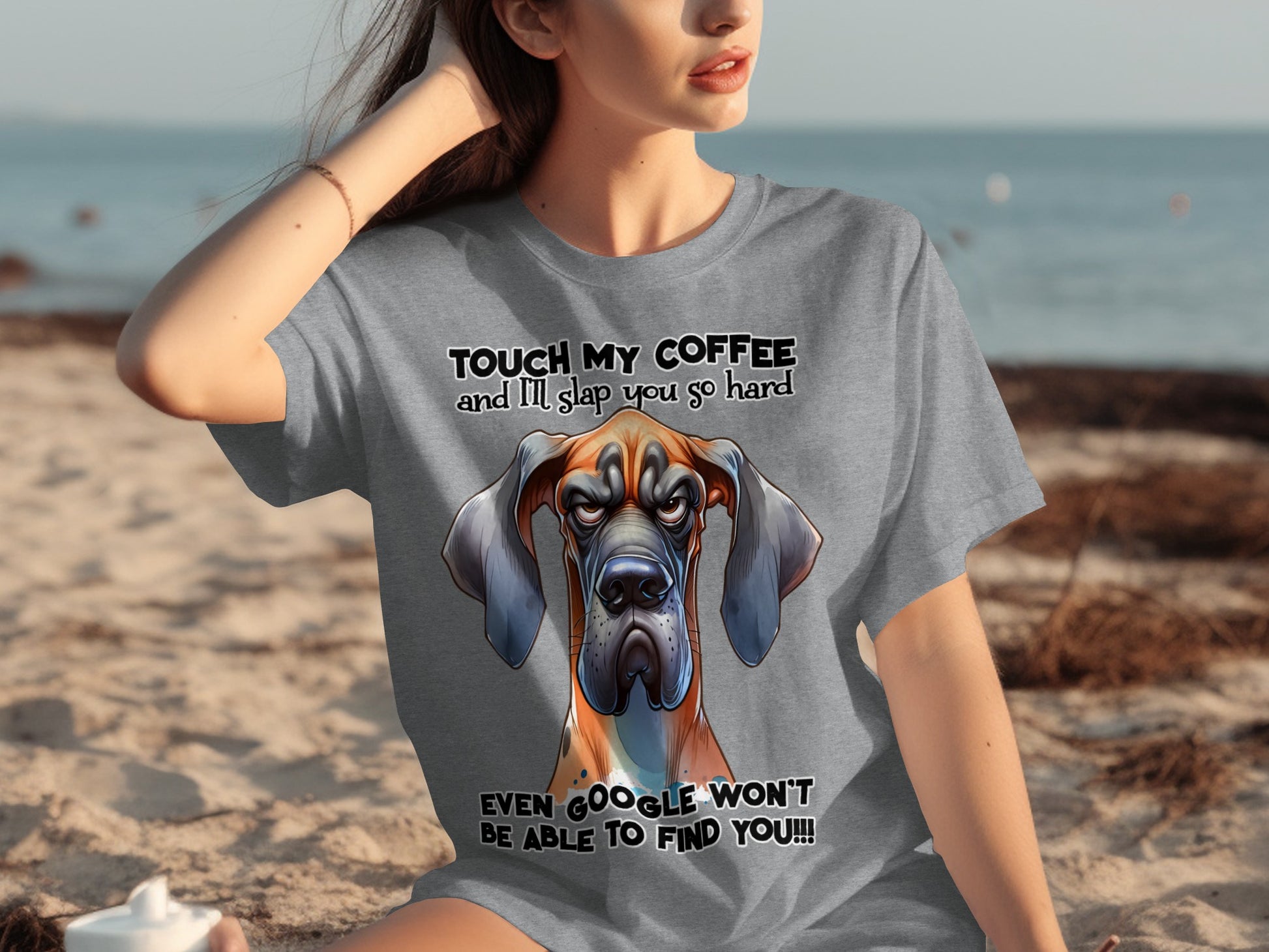 Touch My Coffee Slap You So Hard Google Won't Find Shirt