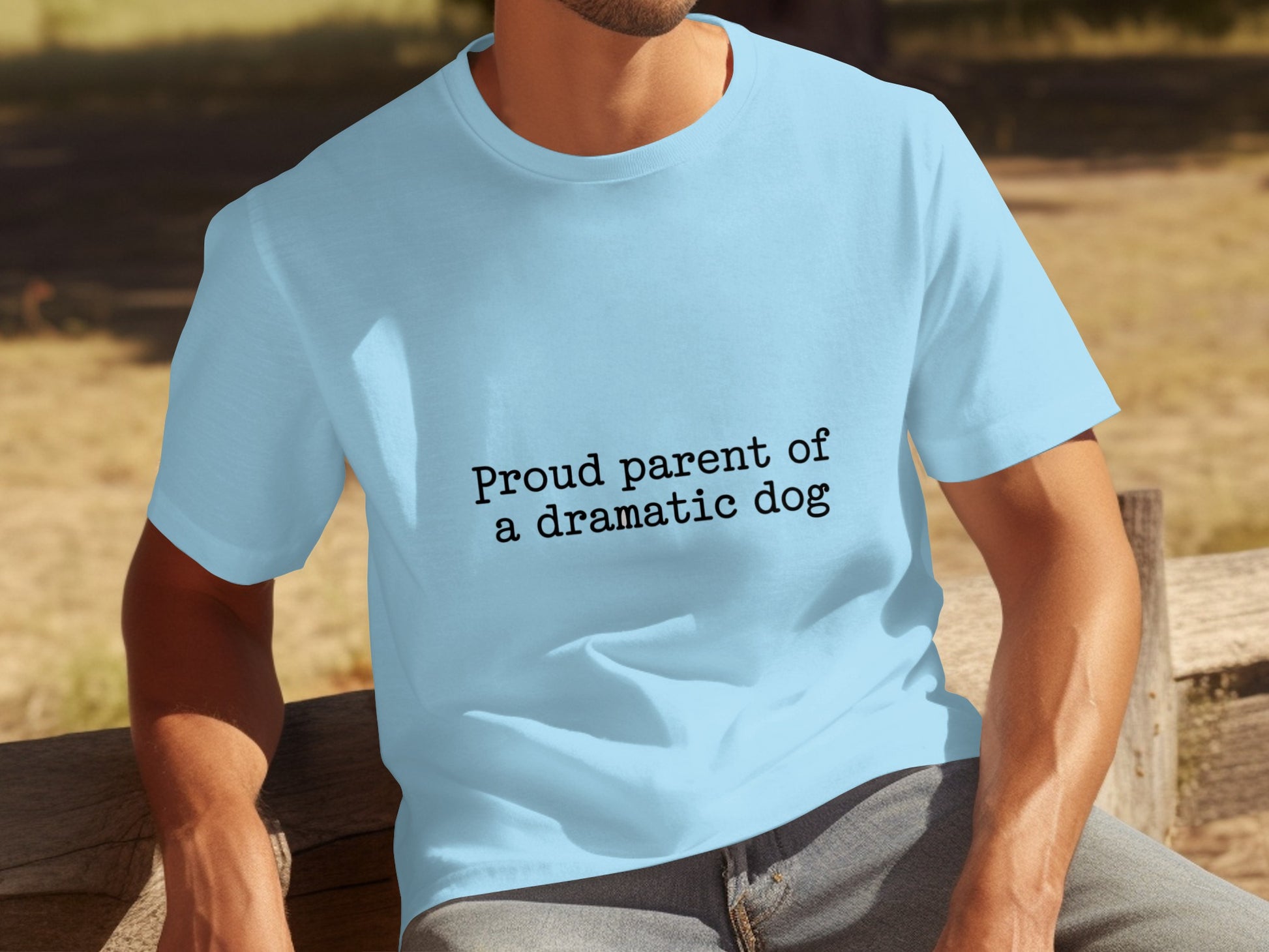 Proud parent of a dramatic dog t-shirt product