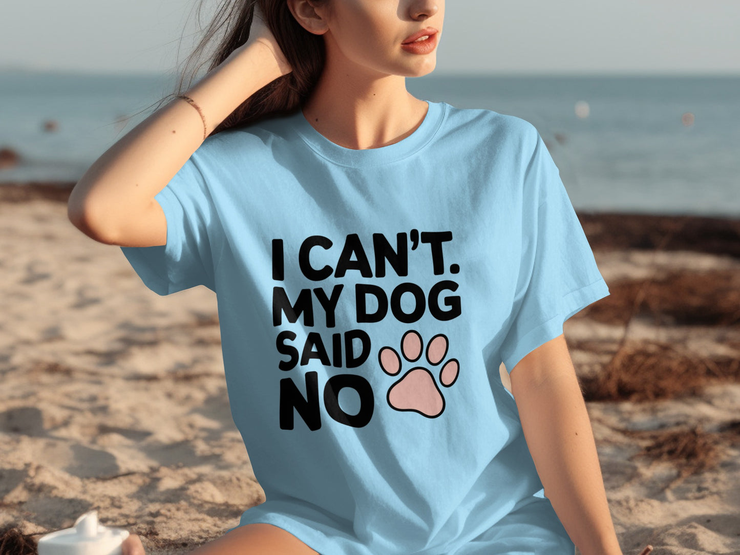 I Can't My Dog Said No Funny Pet Lover Shirt