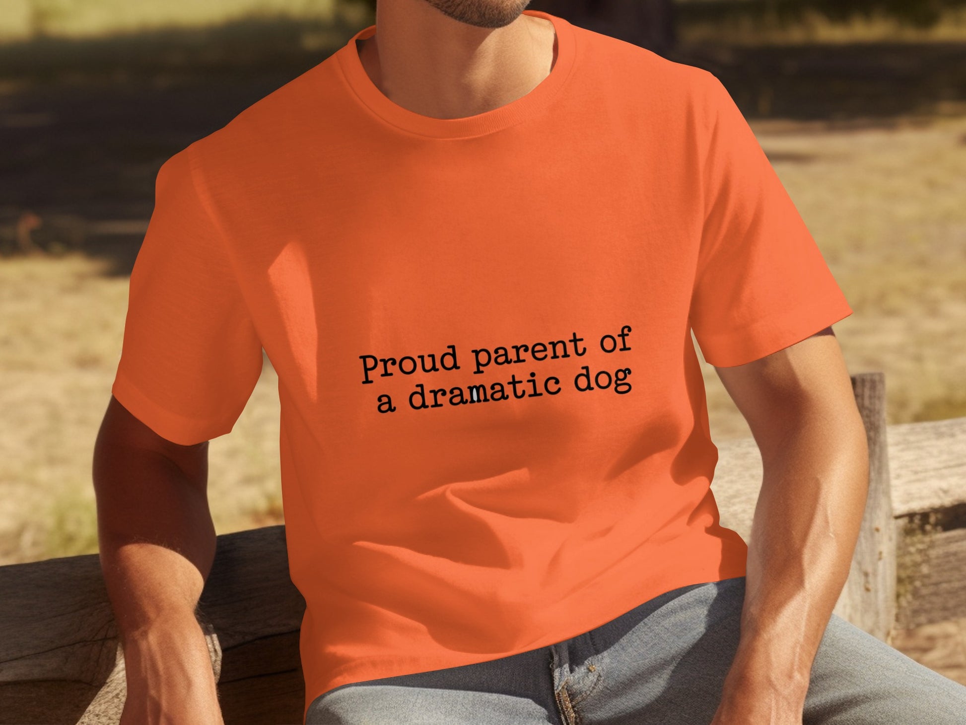 Proud Parent of a Dramatic Dog Graphic Tee