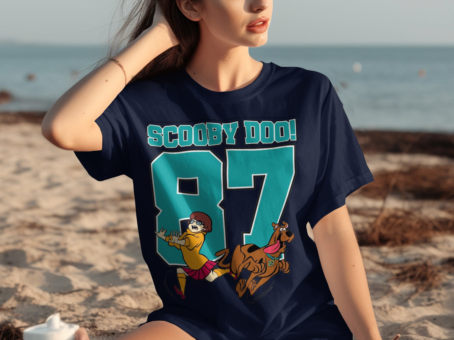 Scooby Doo! 87 Graphic Tee for Casual Beachwear