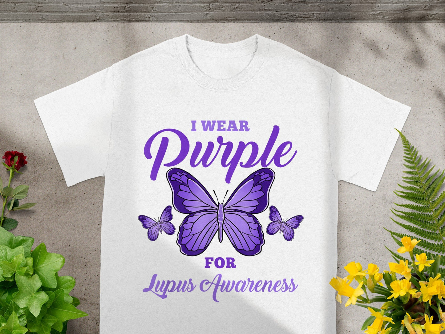 I Wear Purple for Lupus Awareness T-shirt
