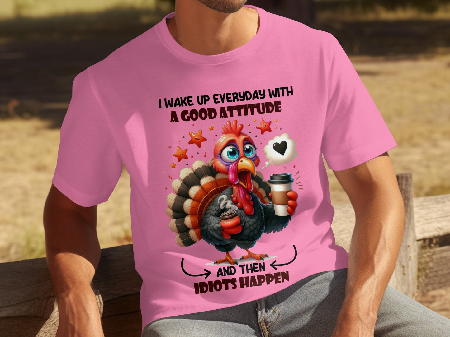 I Wake Up Everyday With A Good Attitude Funny Shirt