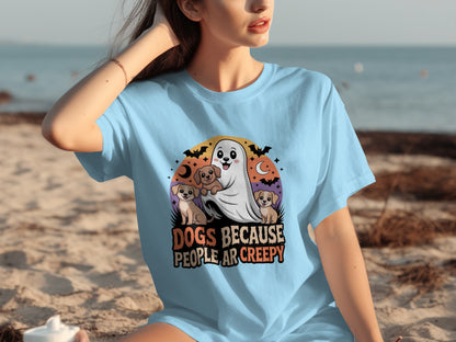 Dogs Because People Are Creepy Halloween T-shirt