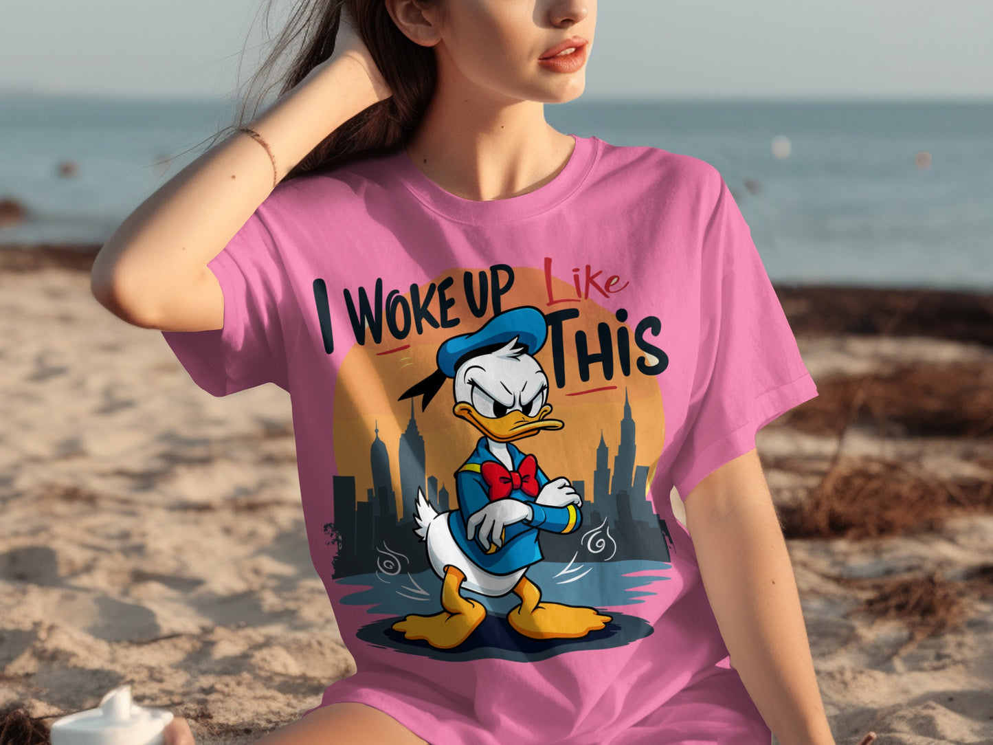 I Woke Up Like This Donald Duck Graphic T-Shirt