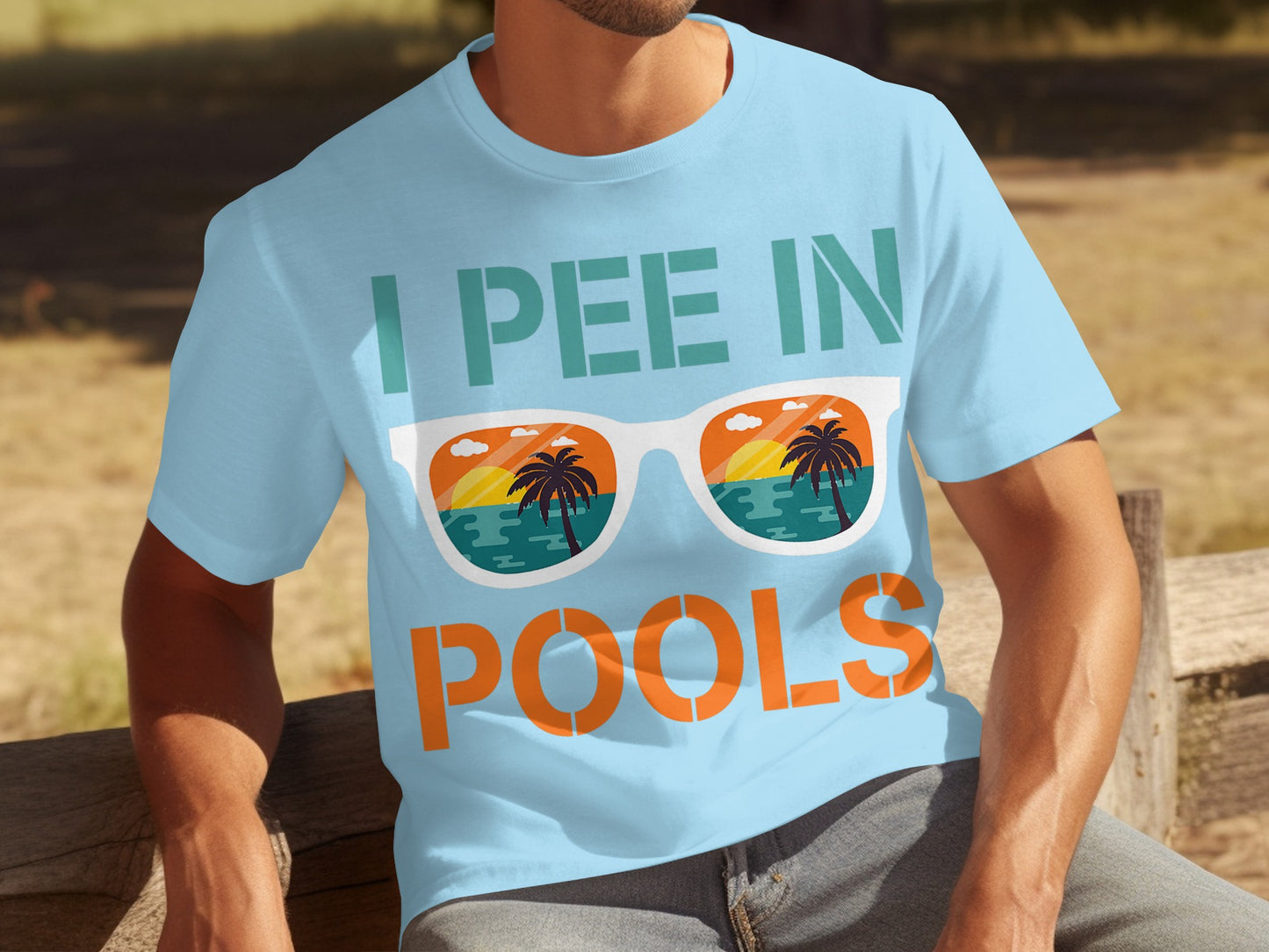 I Pee In Pools Funny Summer Swim Humor Shirt