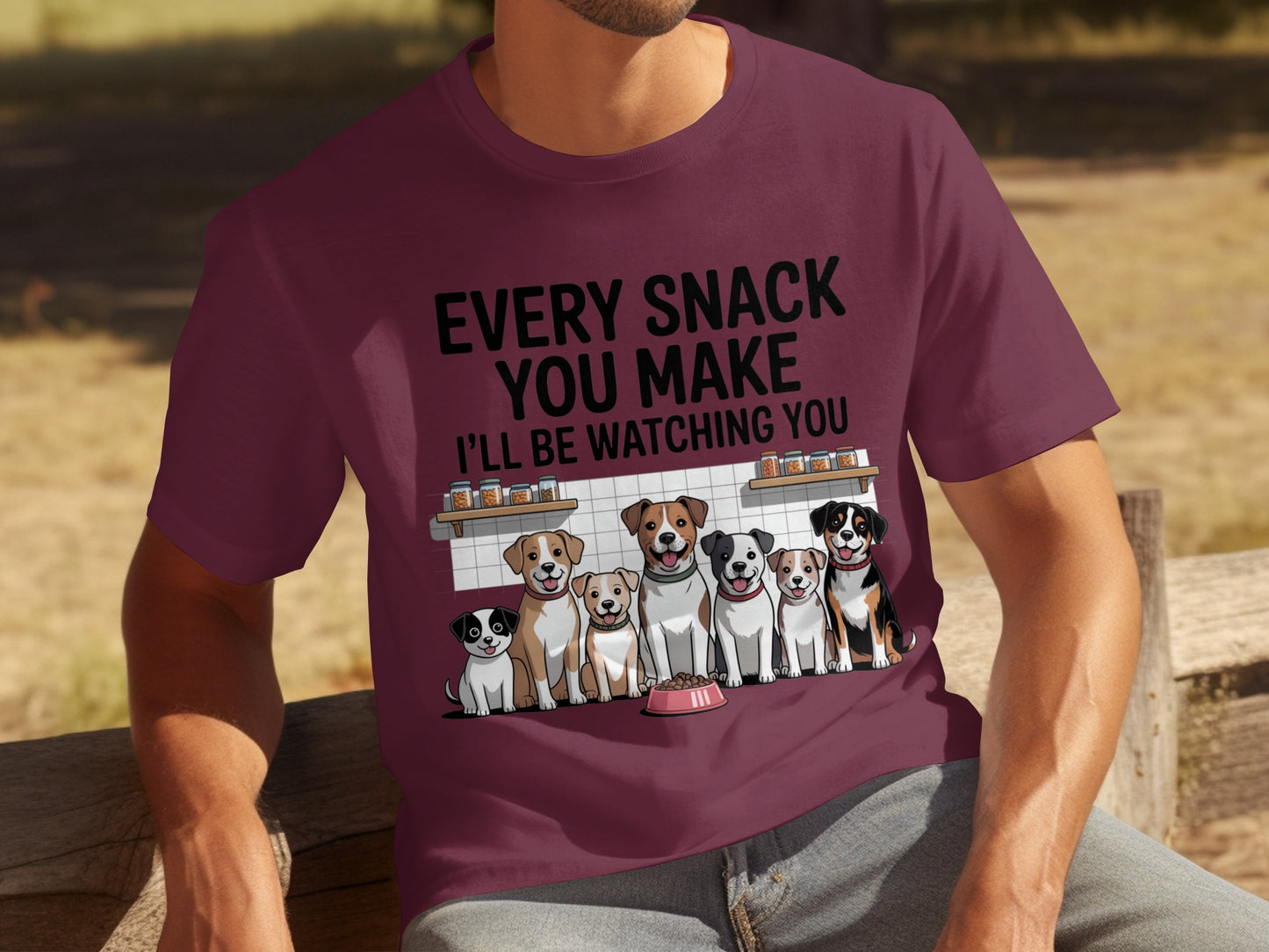 Every Snack You Make I'll Be Watching You Tshirt