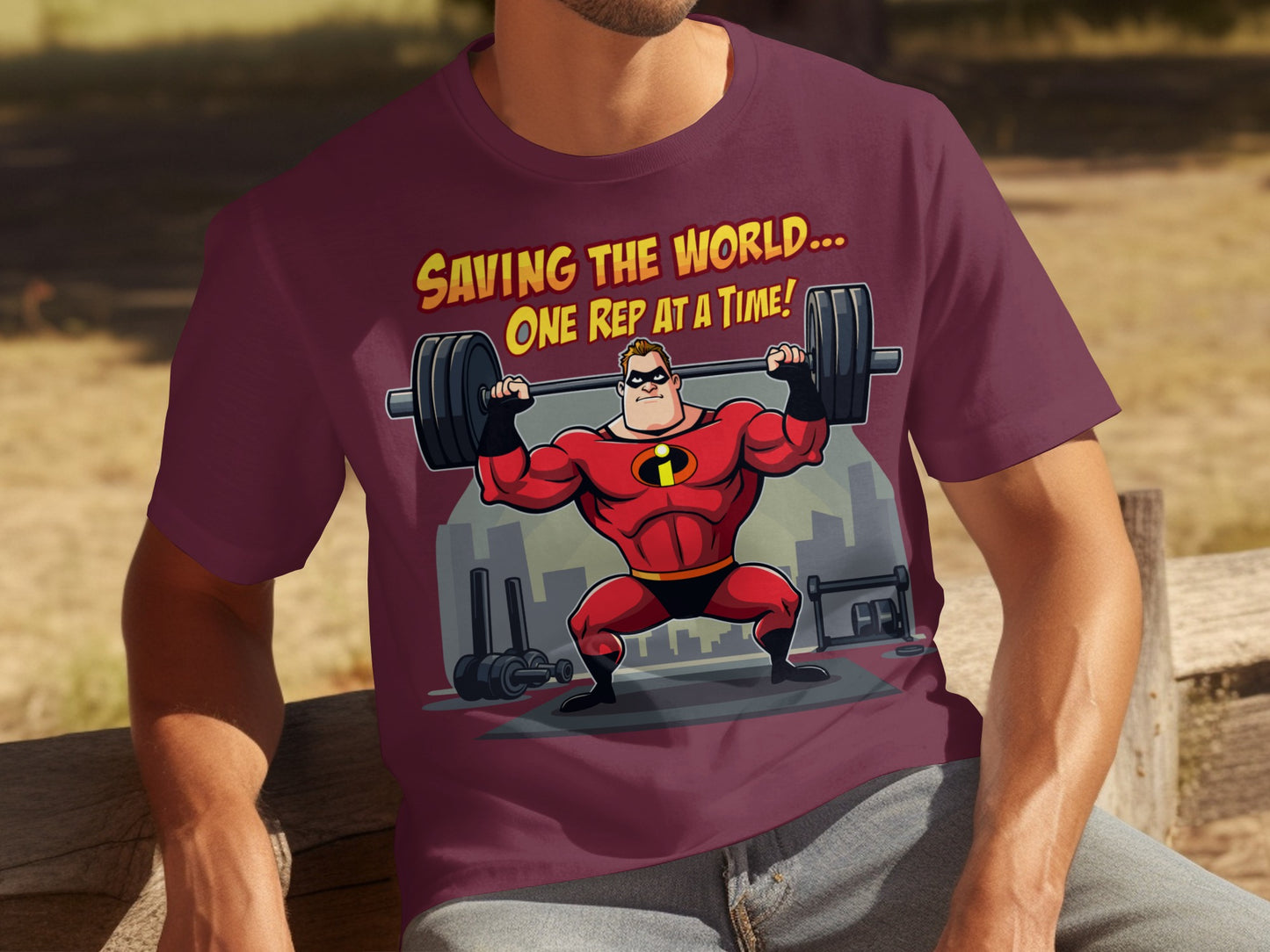 Saving the World One Rep at a Time T-Shirt
