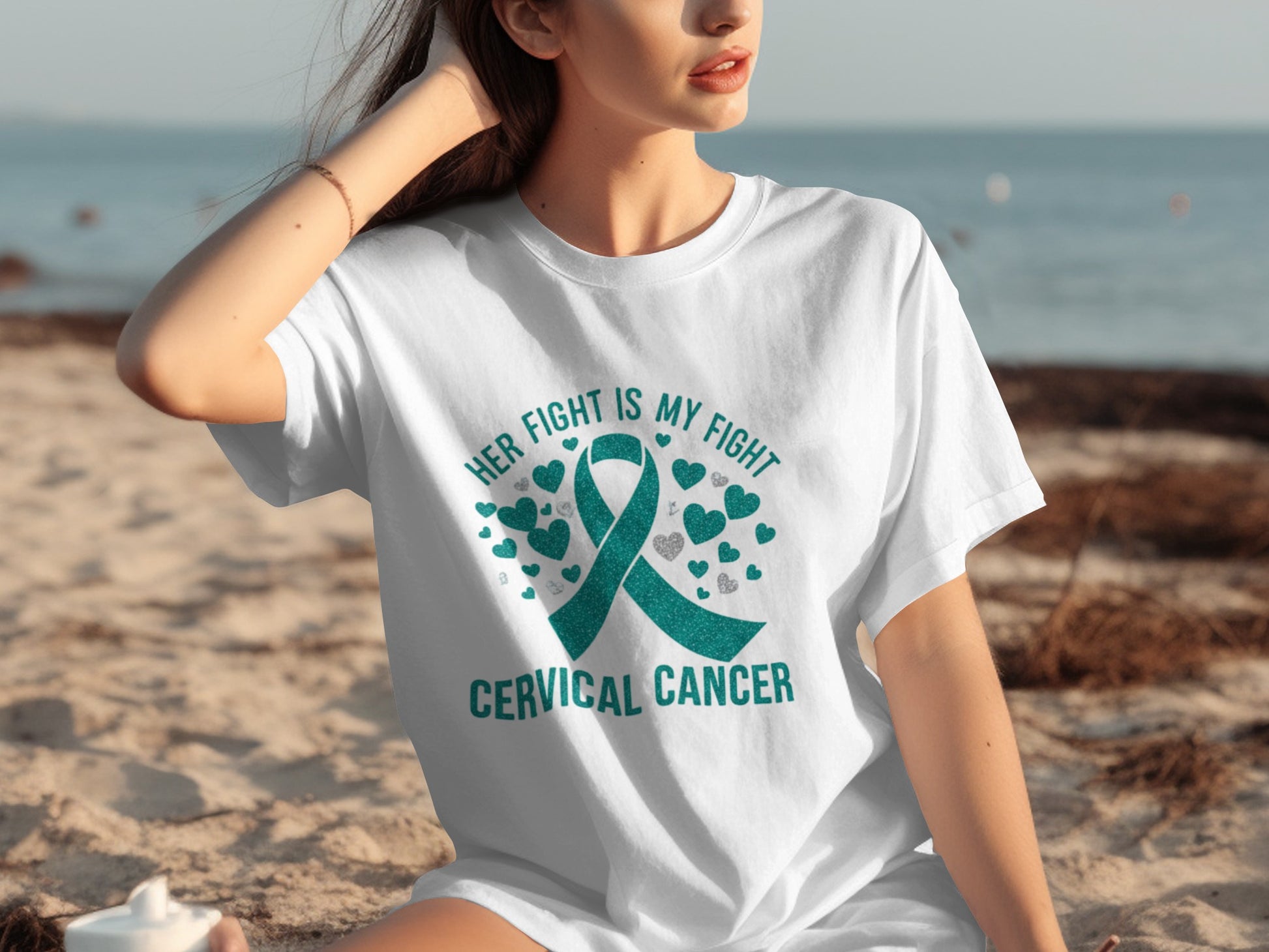 Her Fight Is My Fight Cervical Cancer Awareness Shirt