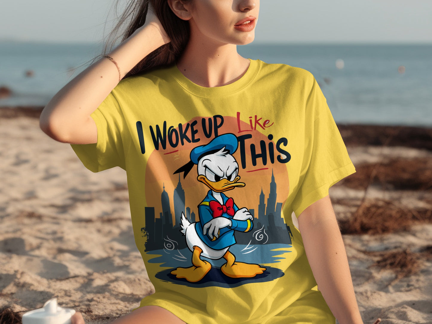 I Woke Up Like This Donald Duck Graphic T-Shirt
