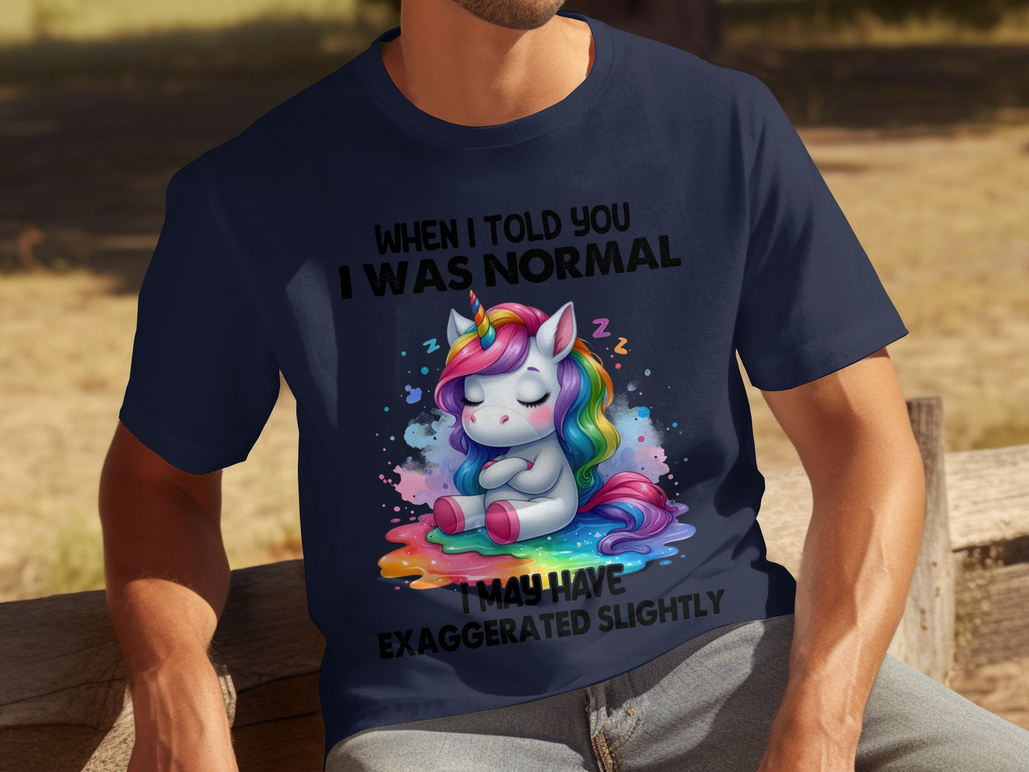 When I Told You I Was Normal Funny Unicorn Shirt