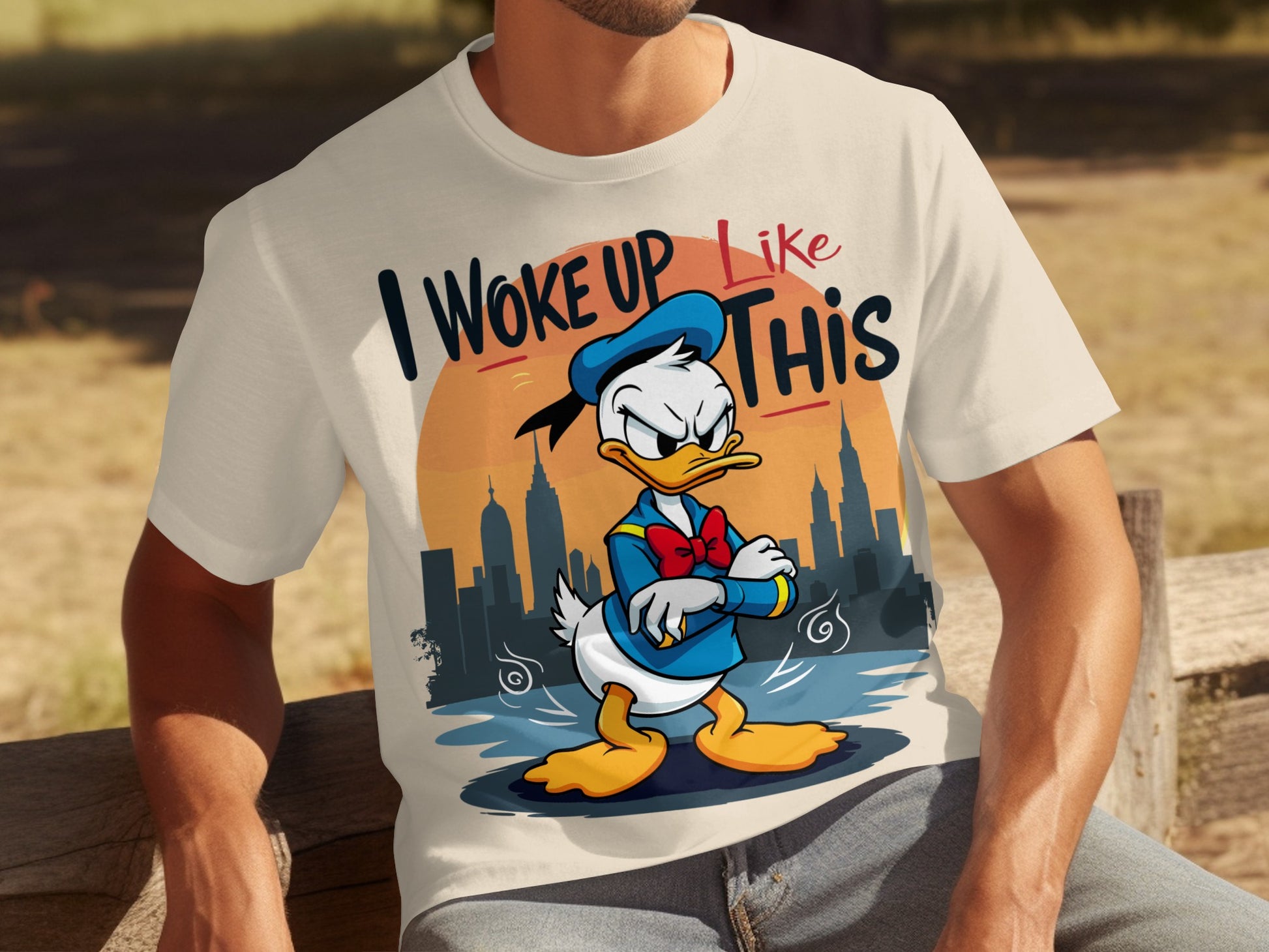 I Woke Up Like This Donald Duck Graphic T-Shirt
