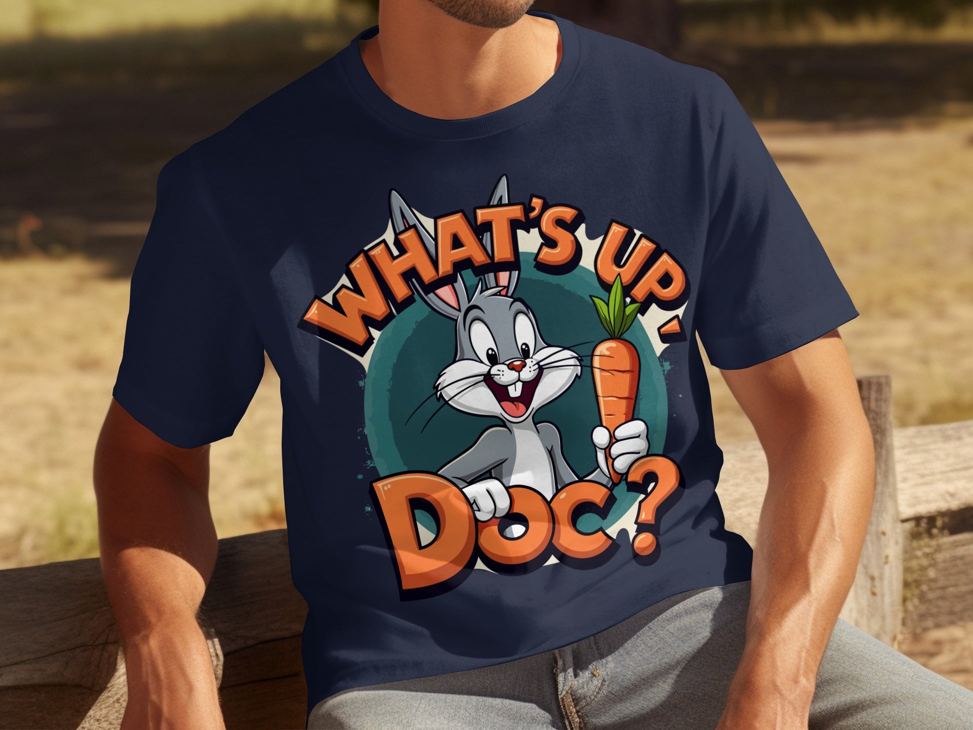What's Up Doc Bugs Bunny Graphic T-Shirt Product