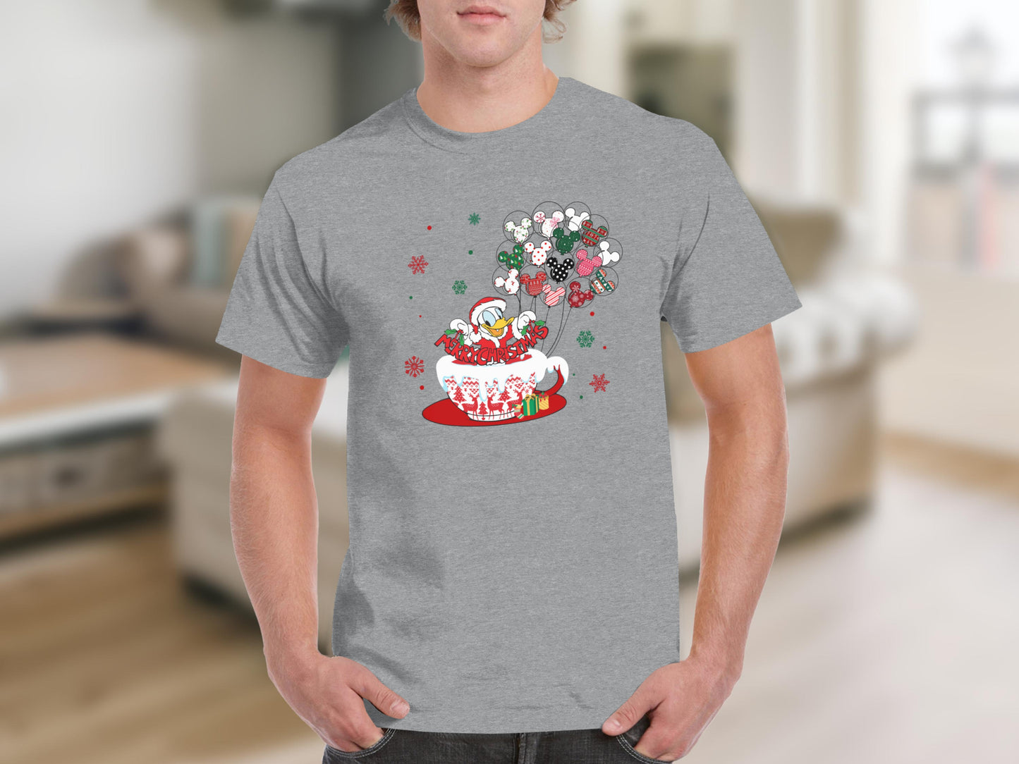 Mickey Mouse Christmas Holiday Graphic T-Shirt
