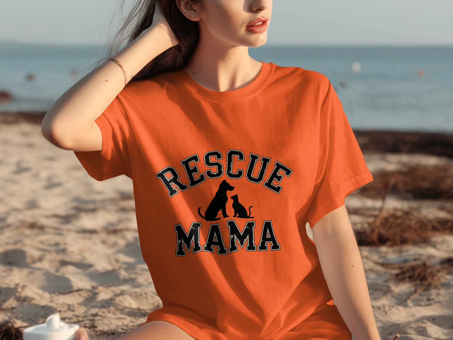 Rescue Mama Graphic Tee Shirt Product