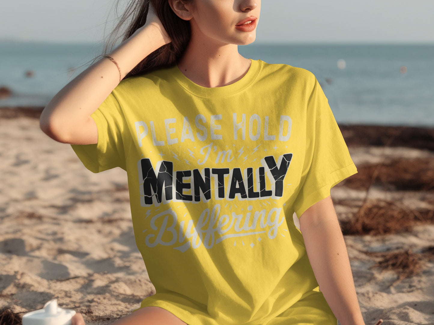 Please Hold I'm Mentally Buffering T-shirt
