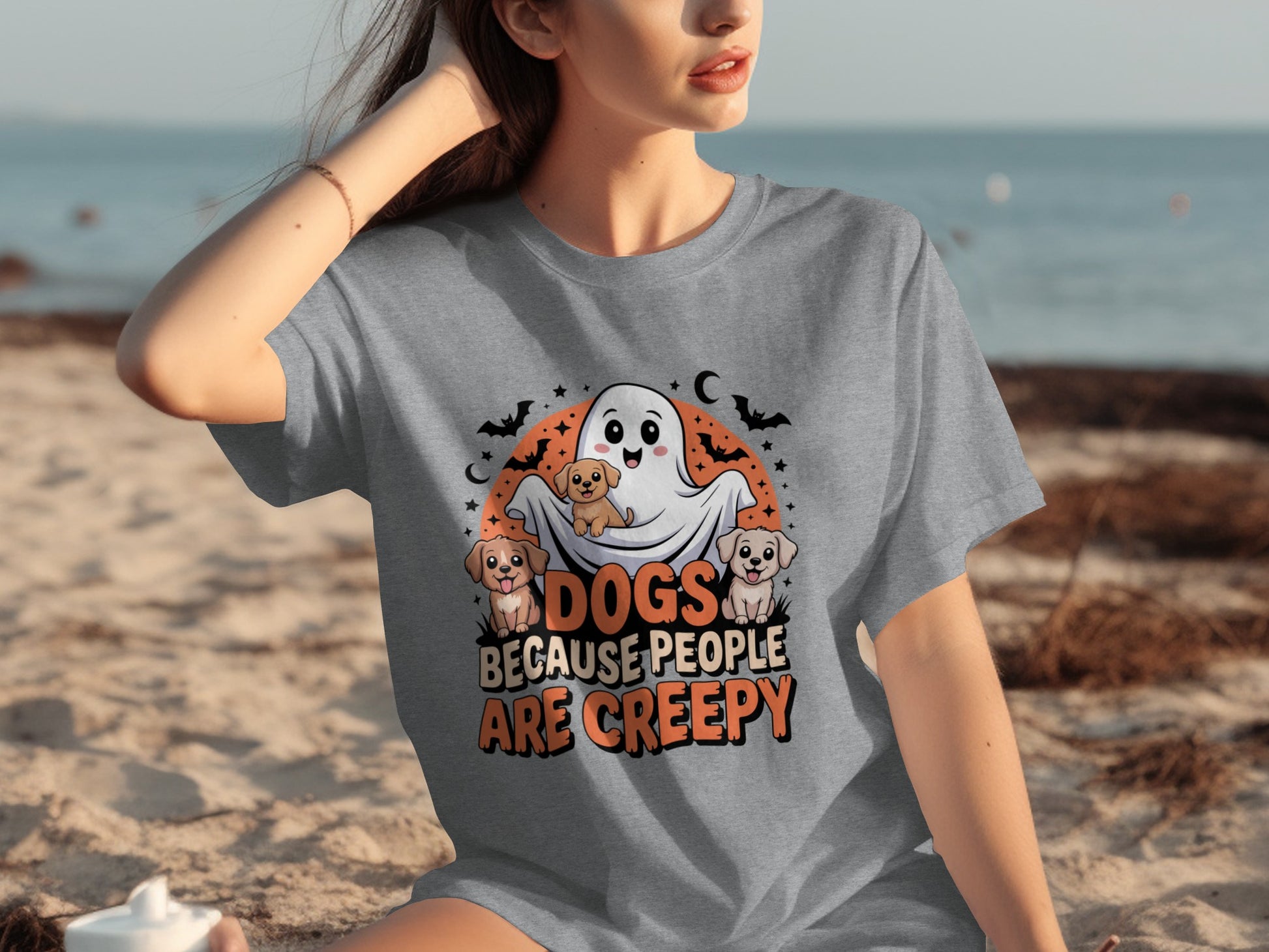 Dogs Because People Are Creepy Halloween T-shirt