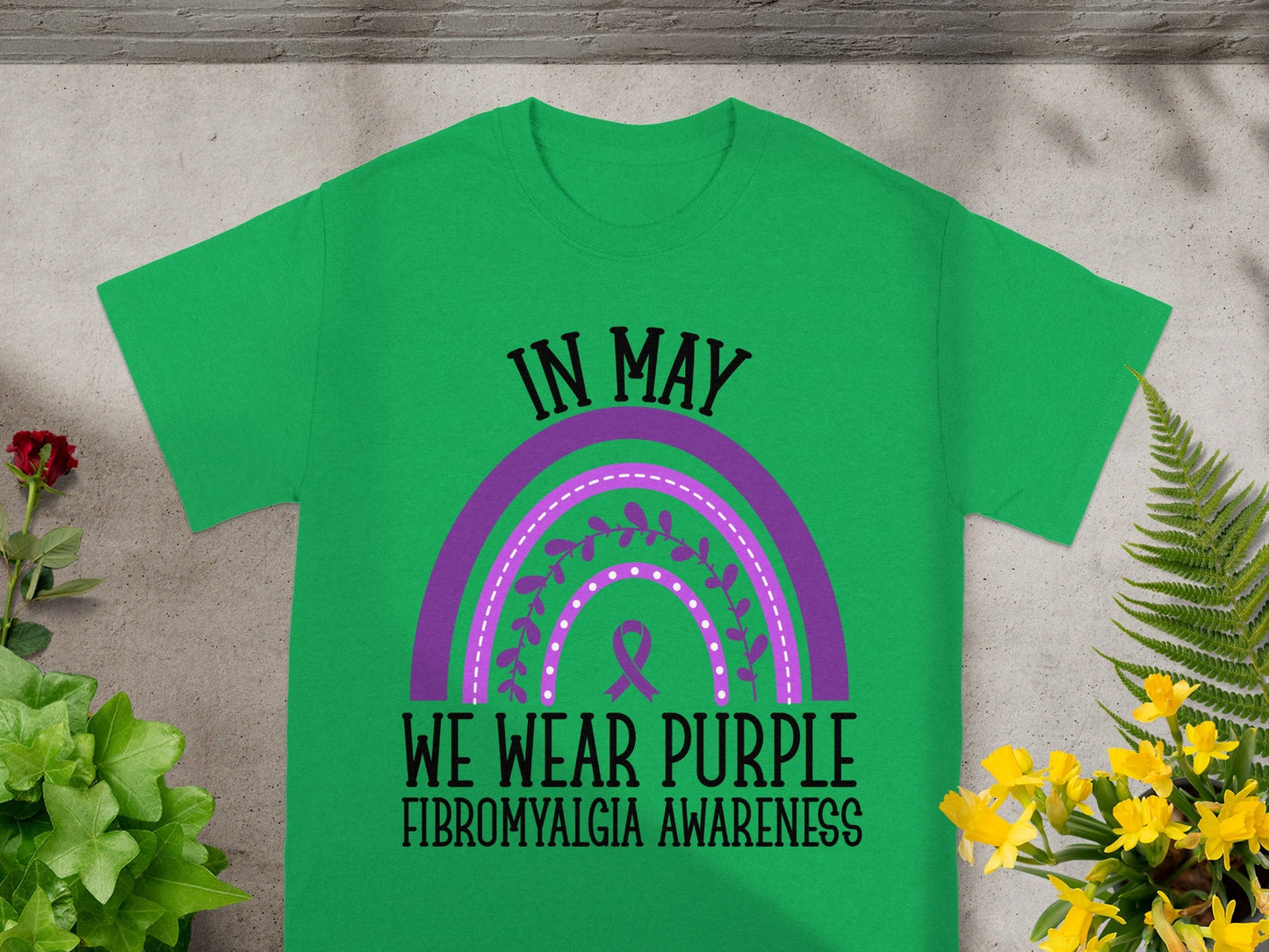 In May We Wear Purple Fibromyalgia Awareness Shirt