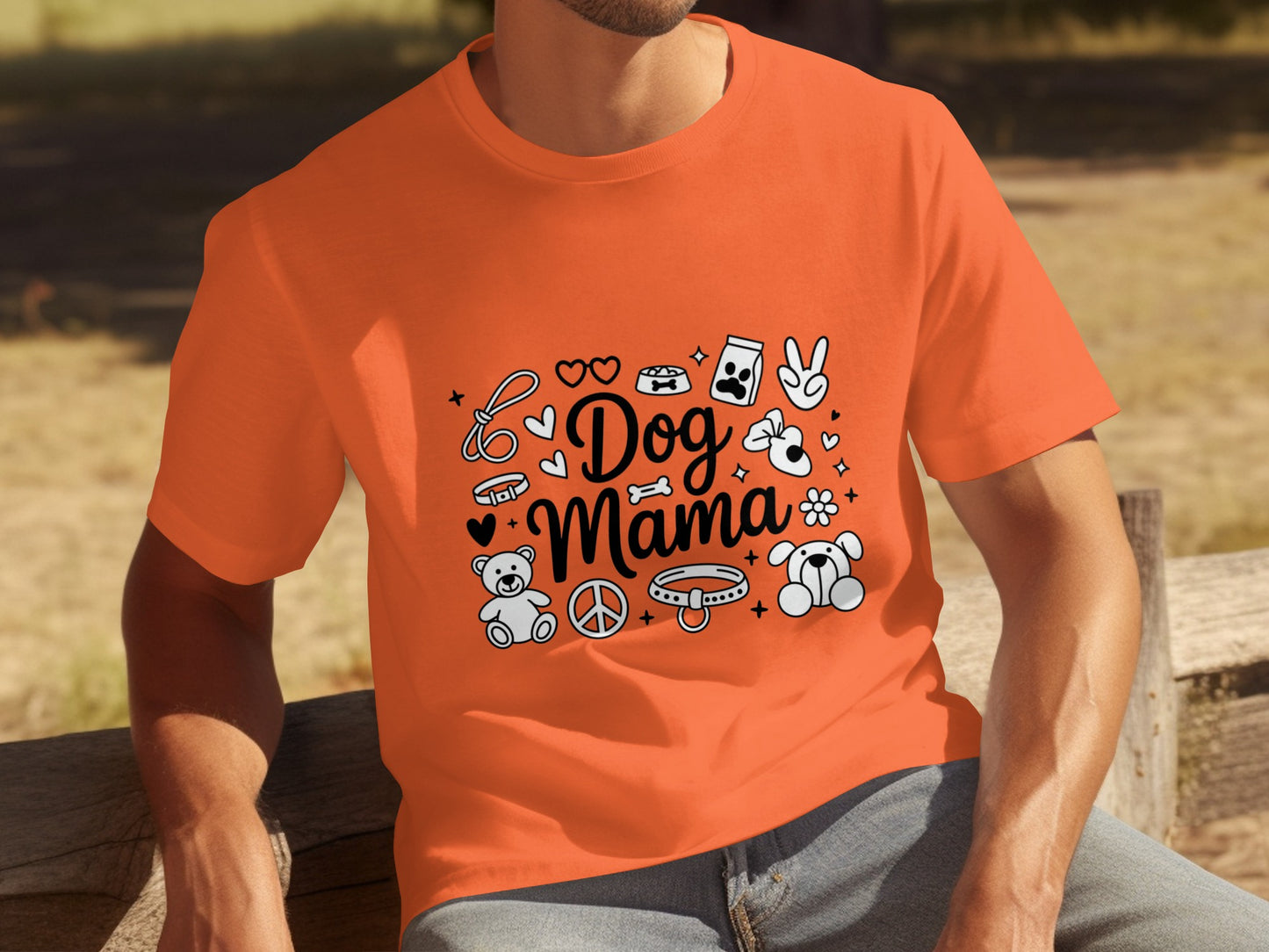 Dog Mama Tee Cute Pet Lover Graphic Shirt Product