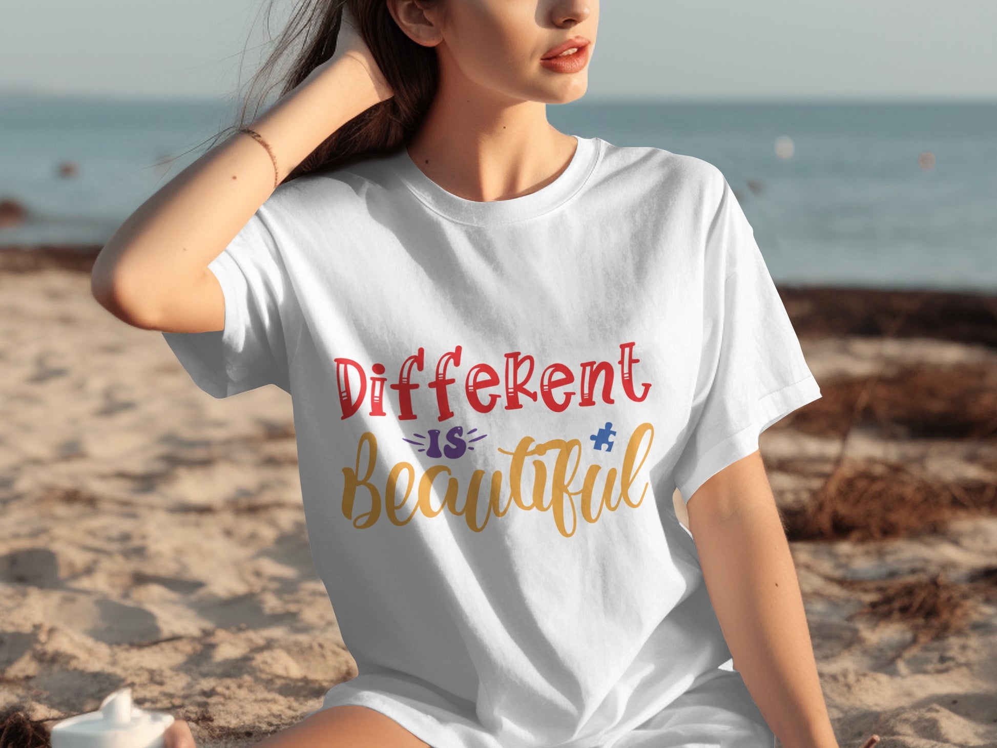 Different is Beautiful Motivational T-shirt