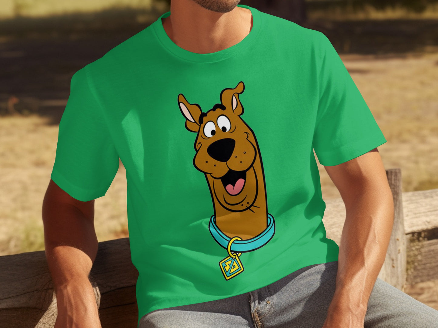 Scooby-Doo Green T-Shirt With Classic Character Design