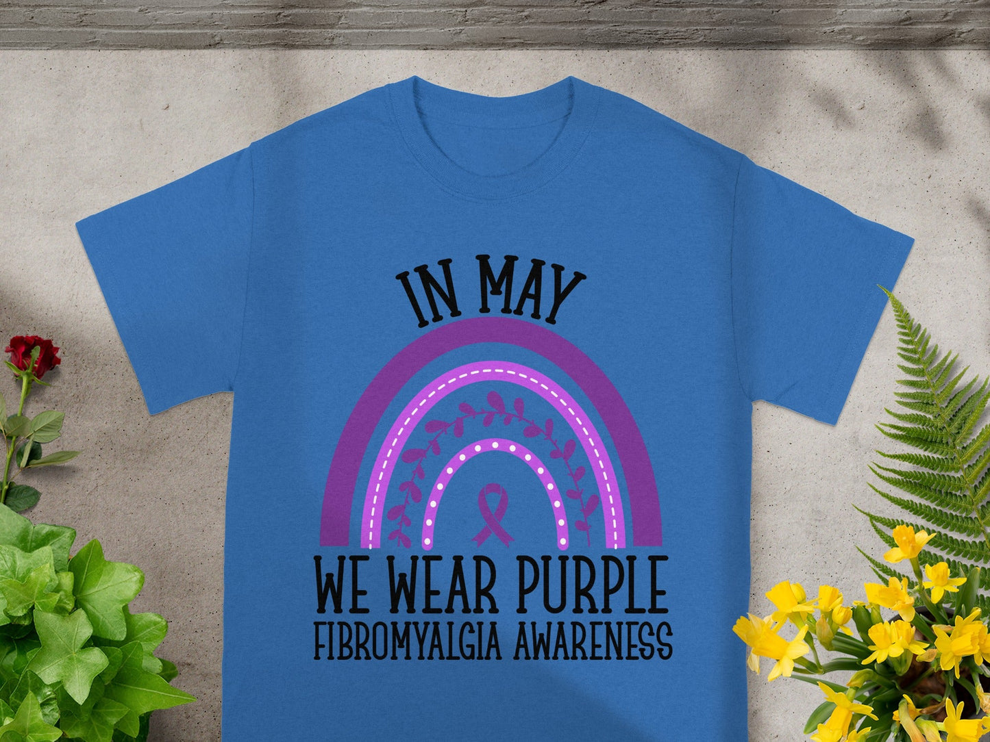 In May We Wear Purple Fibromyalgia Awareness Shirt