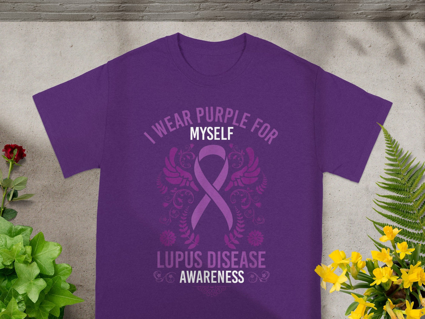I Wear Purple for Myself Lupus Disease Awareness Shirt