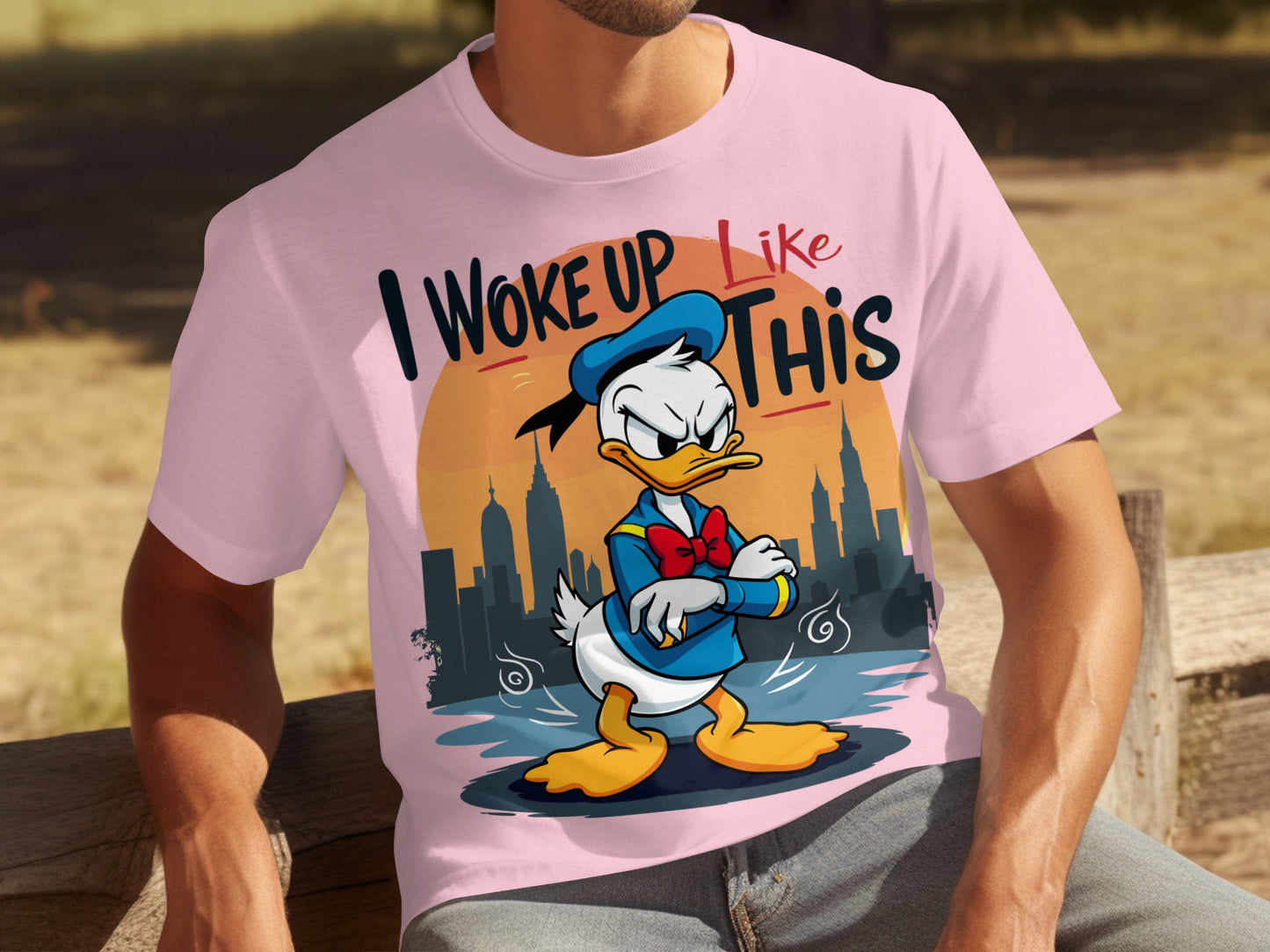 I Woke Up Like This Donald Duck Graphic T-Shirt