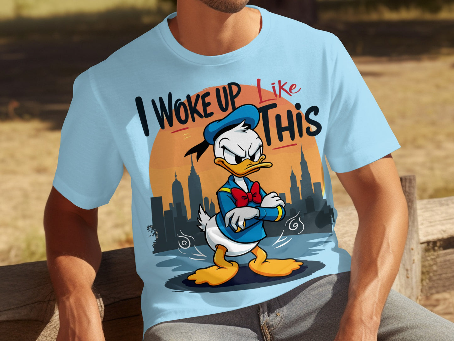 I Woke Up Like This Donald Duck Graphic T-Shirt