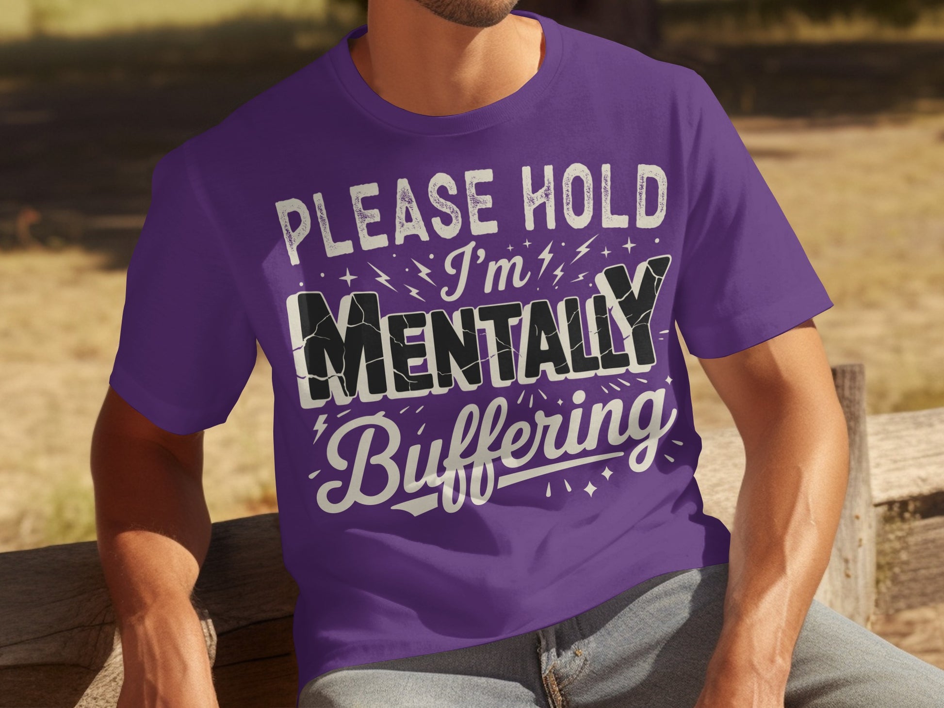 Please Hold I'm Mentally Buffering T-Shirt