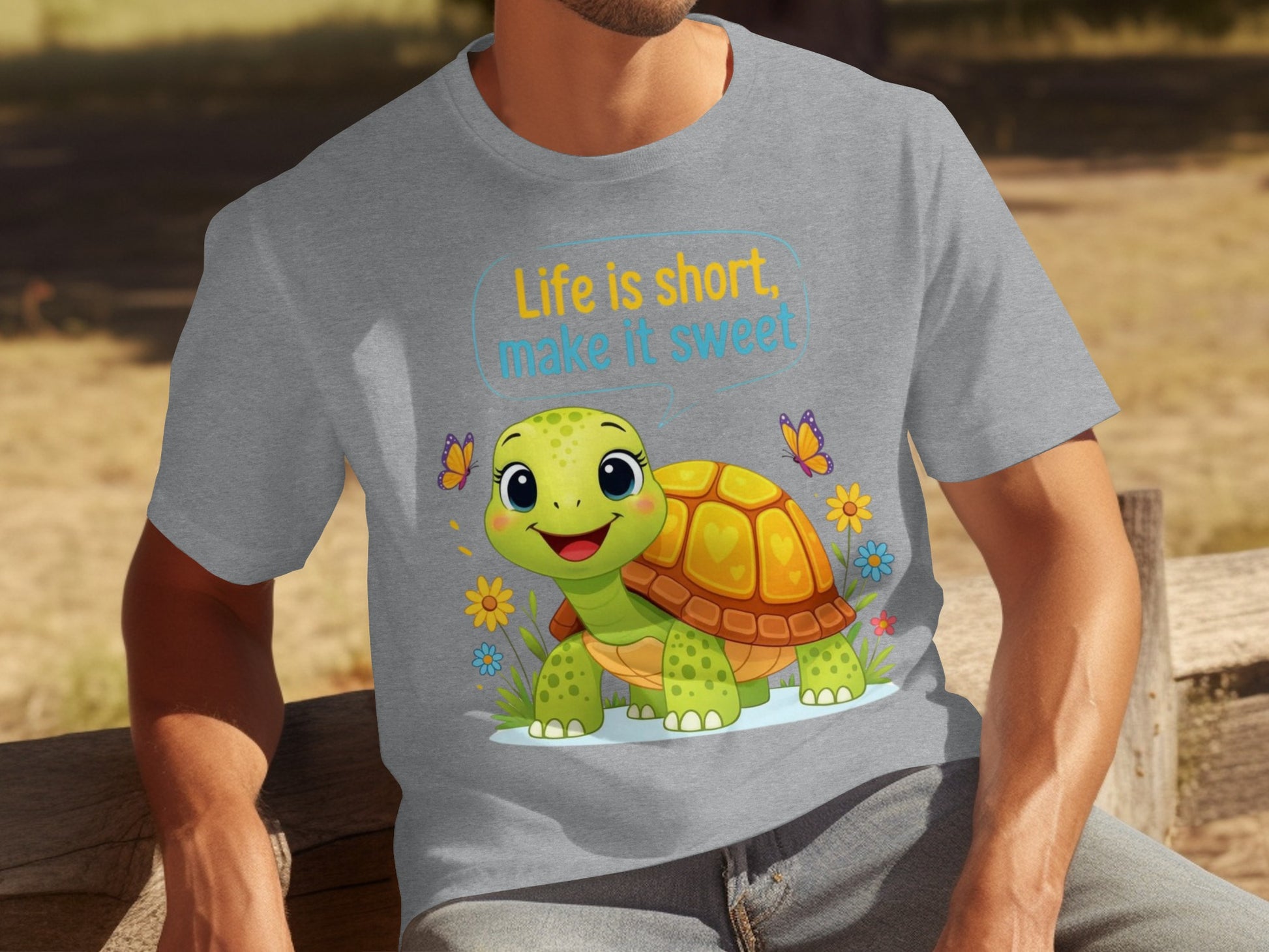 Life is Short Make it Sweet Turtle T-shirt
