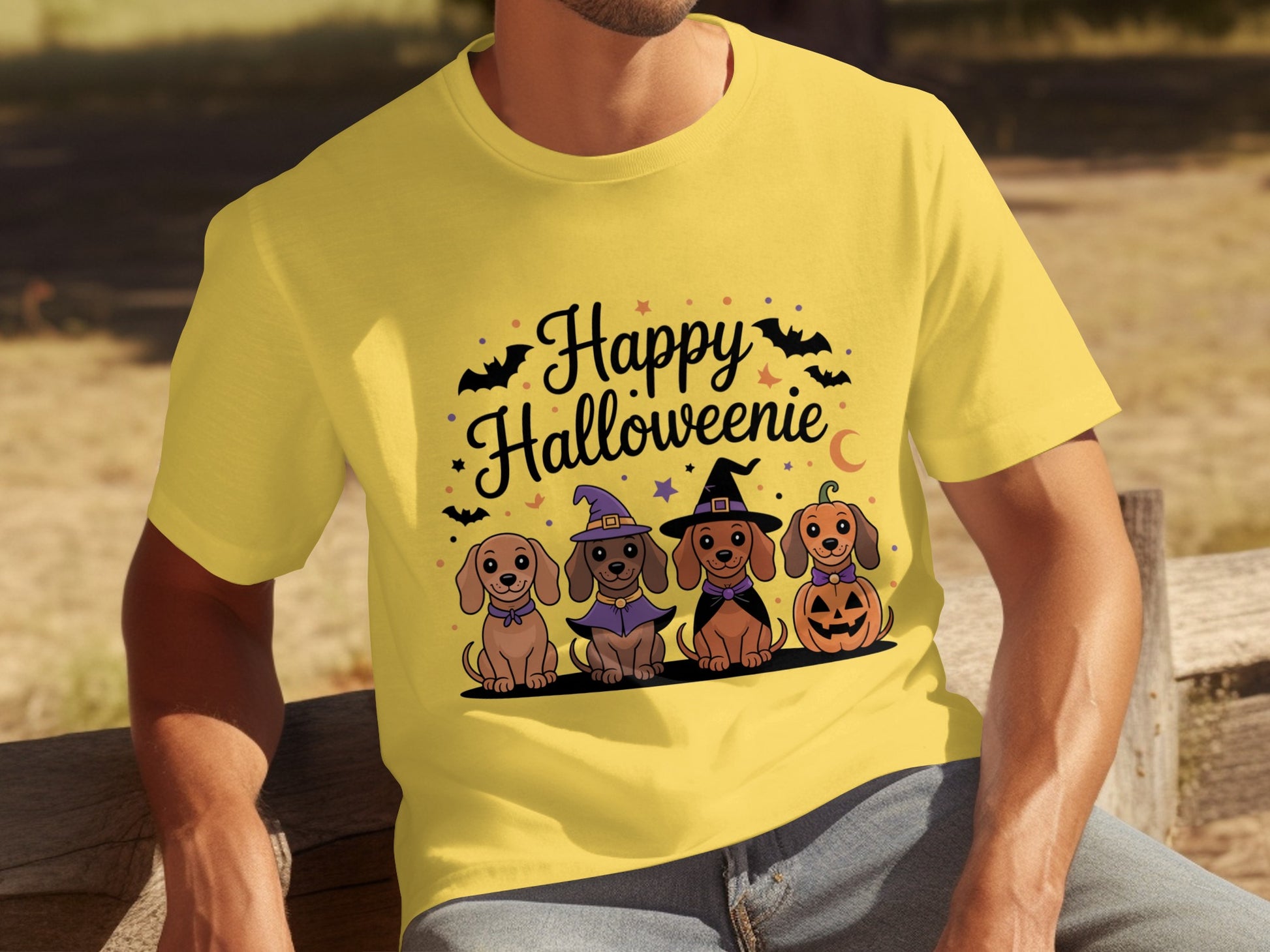 Happy Halloweenie Dog Halloween T-Shirt Perfect Gift