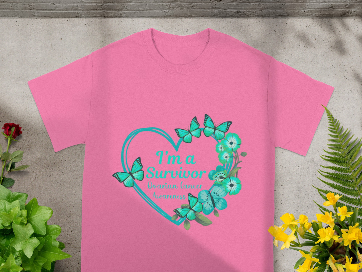 I'm a Survivor Ovarian Cancer Awareness T-shirt