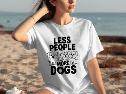 Less People More Dogs Graphic Tee