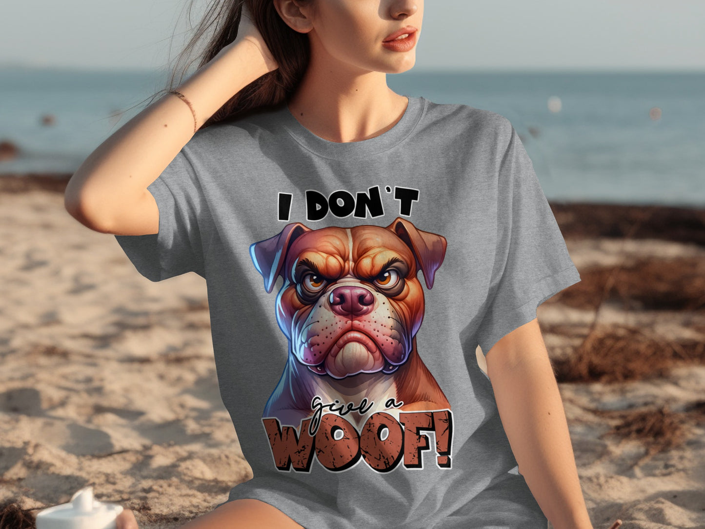 I Don't Give A Woof Dog Graphic Unisex Shirt
