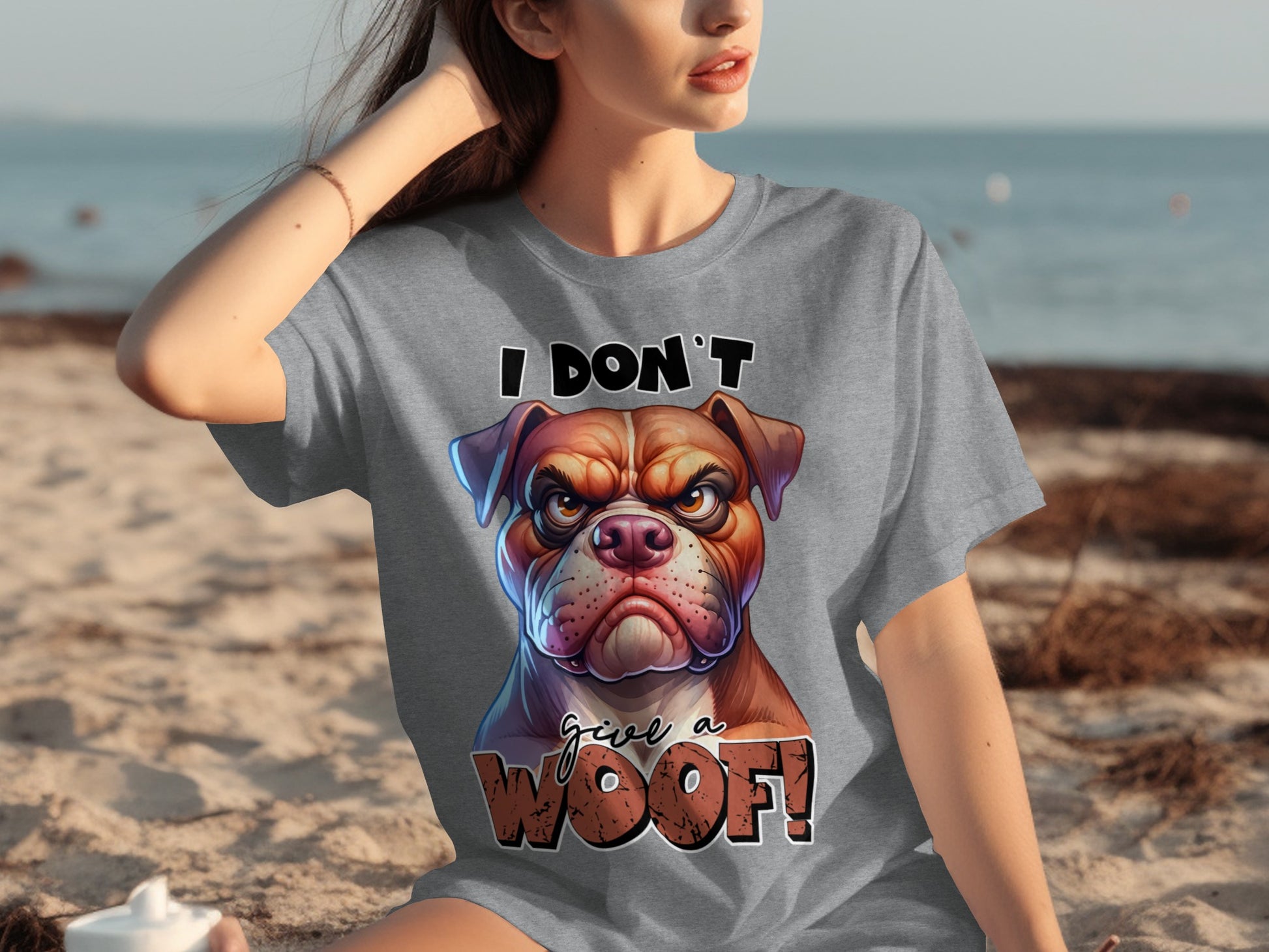 I Don't Give A Woof Dog Graphic Unisex Shirt