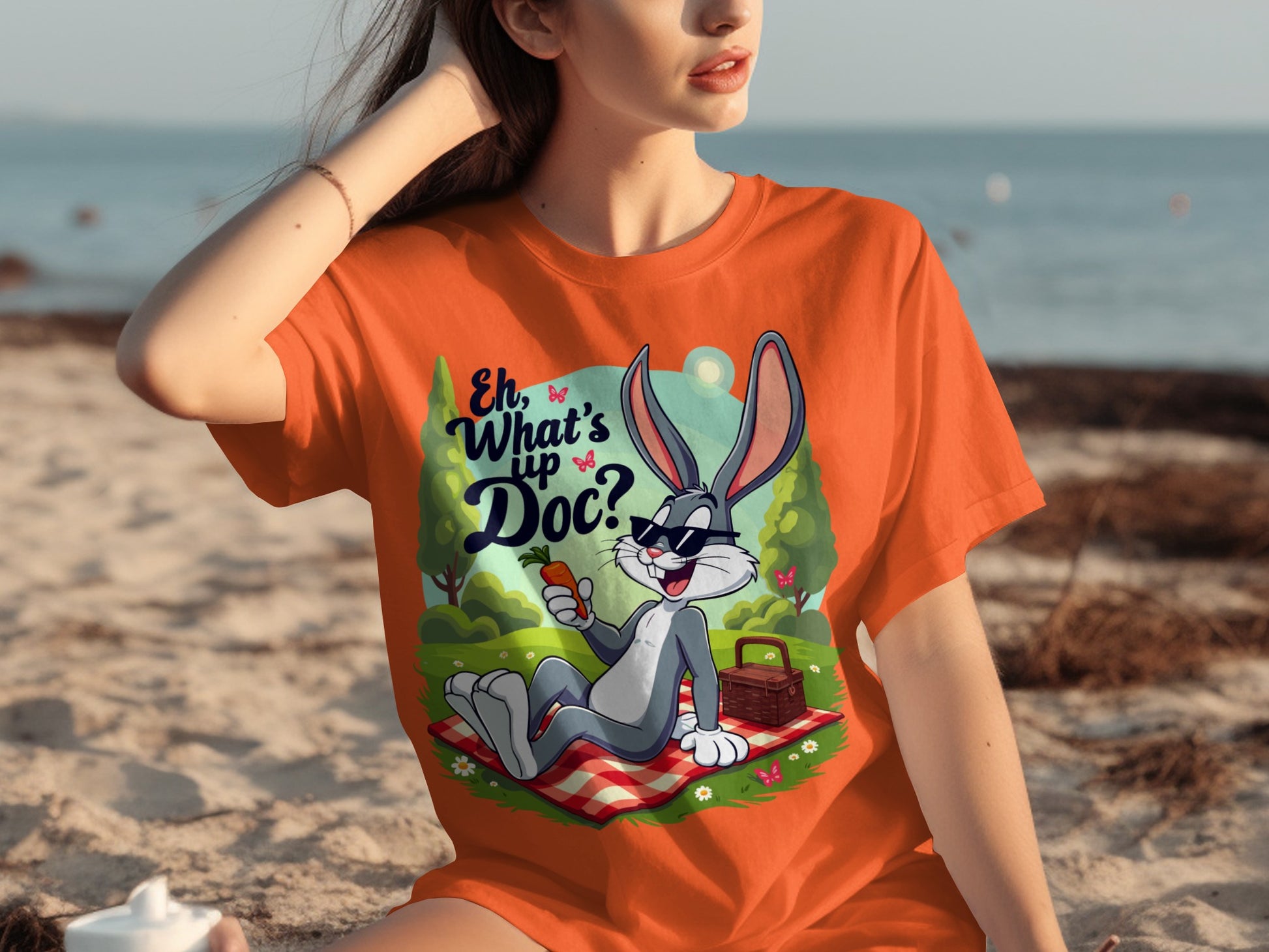 Eh What's Up Doc Bugs Bunny Graphic Shirt