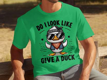 Do I Look Like I Give A Duck Funny Graphic T-shirt