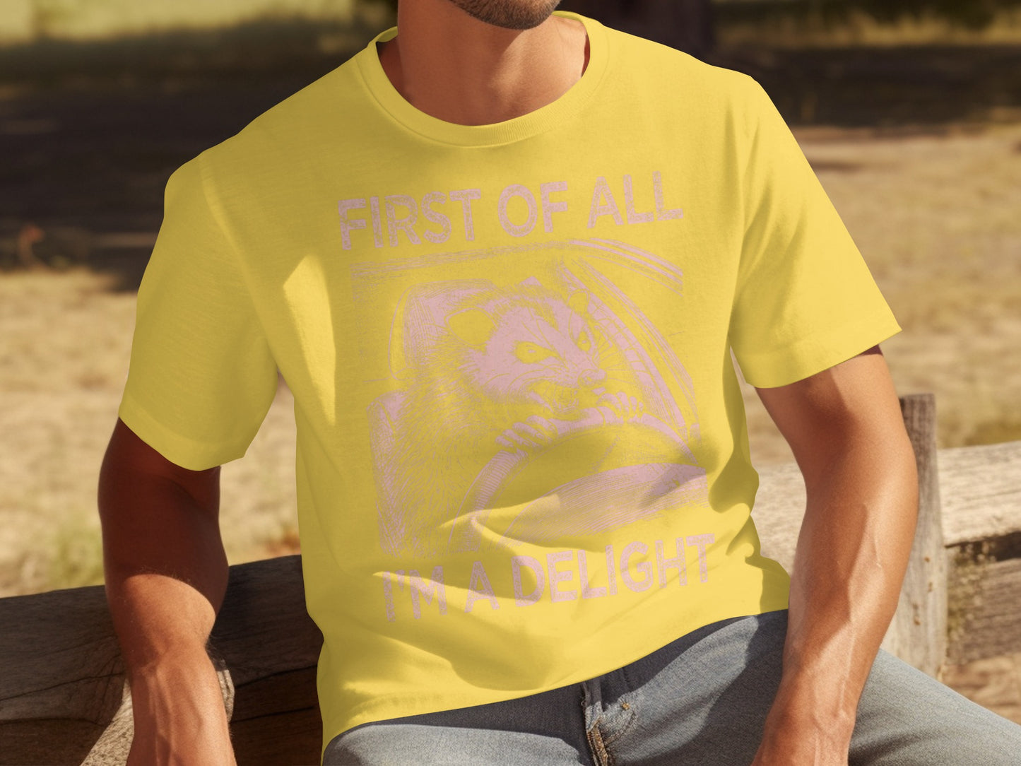 First Of All I'm A Delight Funny Graphic Tee Shirt