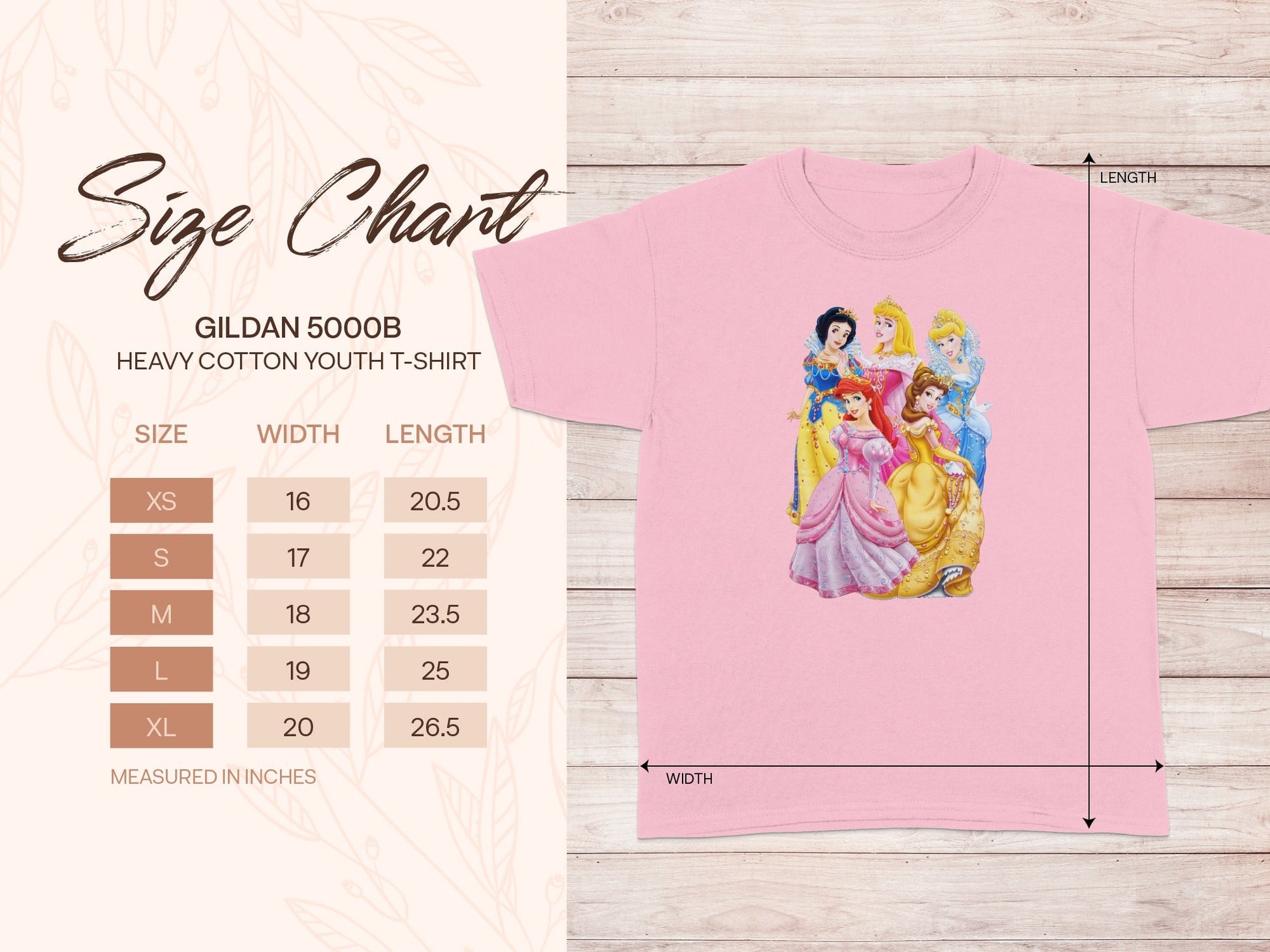 GILDAN 5000B Youth Princess Pink T-Shirt product type