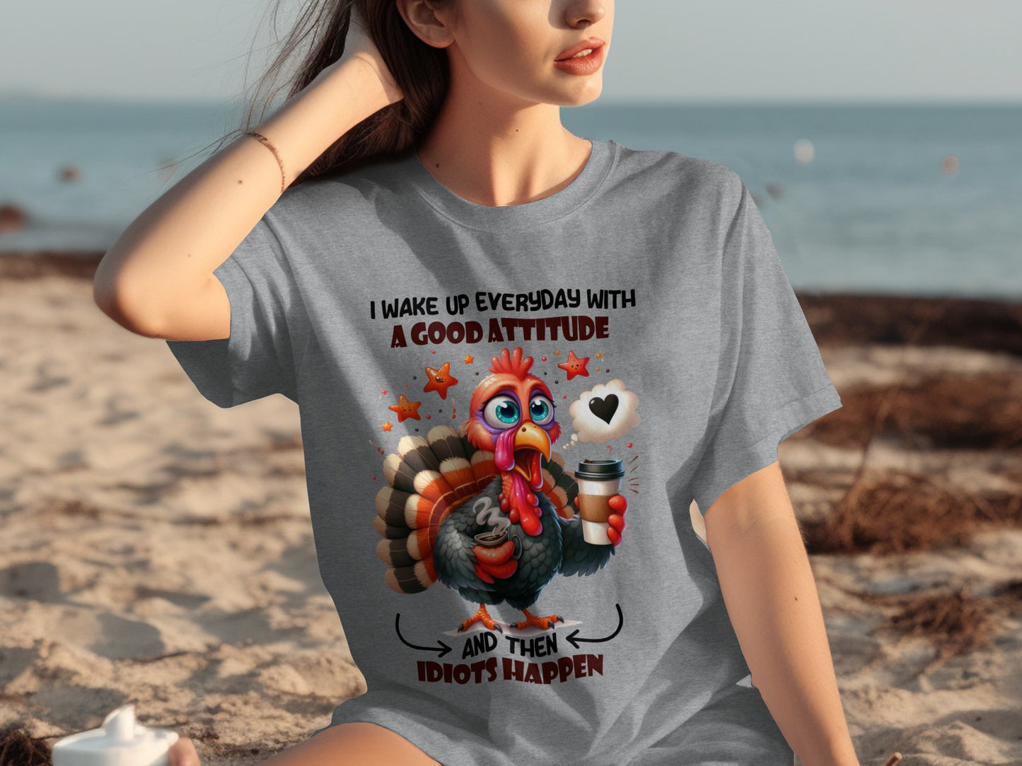 I Wake Up Everyday With A Good Attitude Funny Shirt