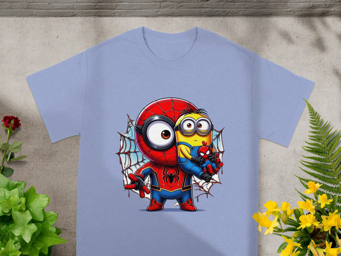 Minion & Spidey Crossover Charm T-Shirt