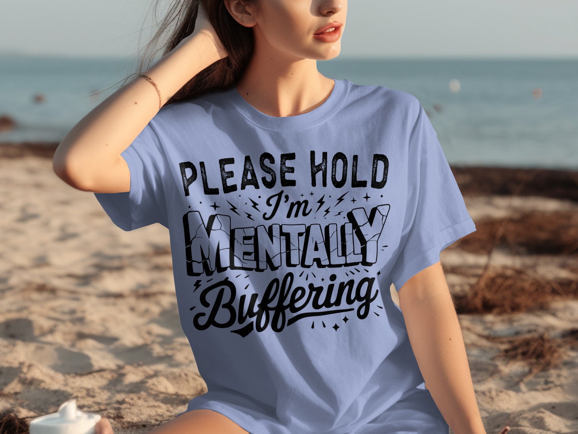 Please Hold I'm Mentally Buffering T-shirt