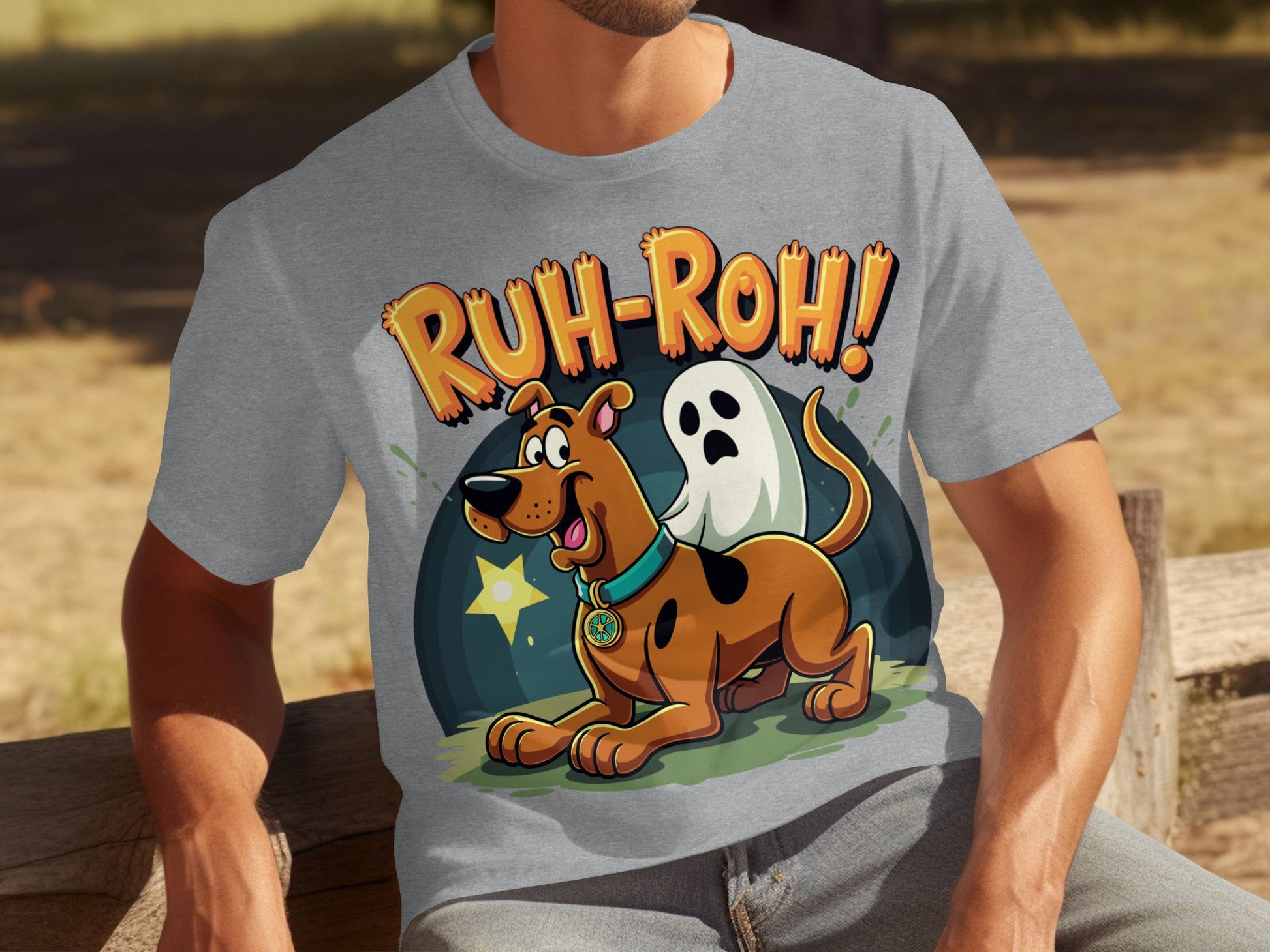 Ruh-Roh! Scooby-Doo Ghost Graphic T-Shirt