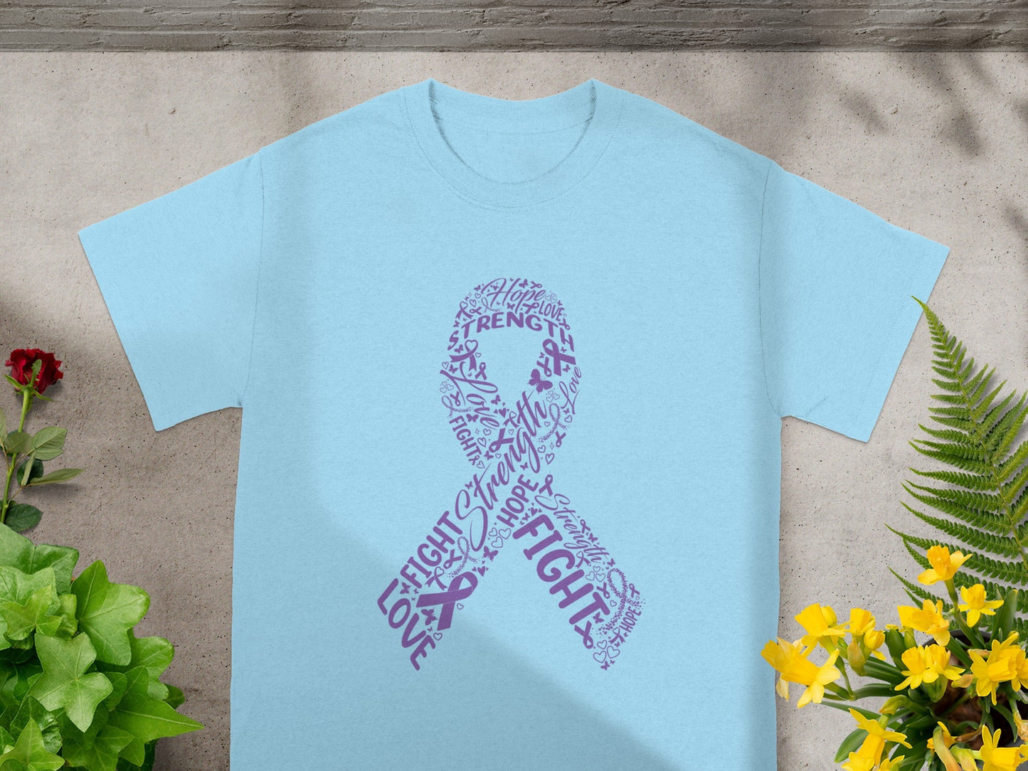 Inspirational Words Ribbon Design Unisex T-shirt