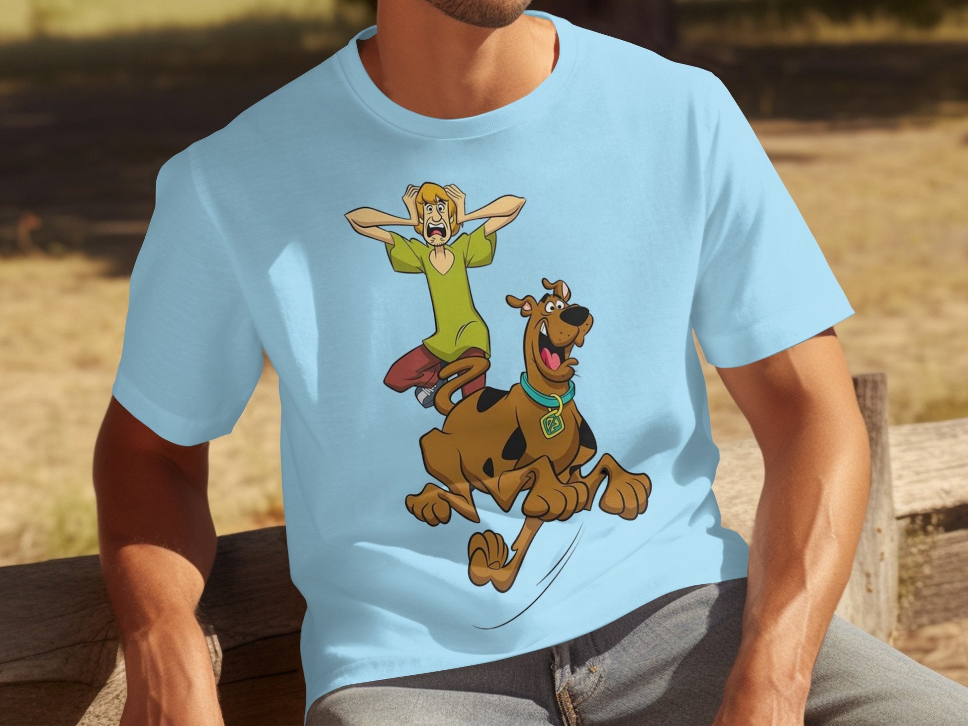 Scooby-Doo and Shaggy Running Scared T-Shirt