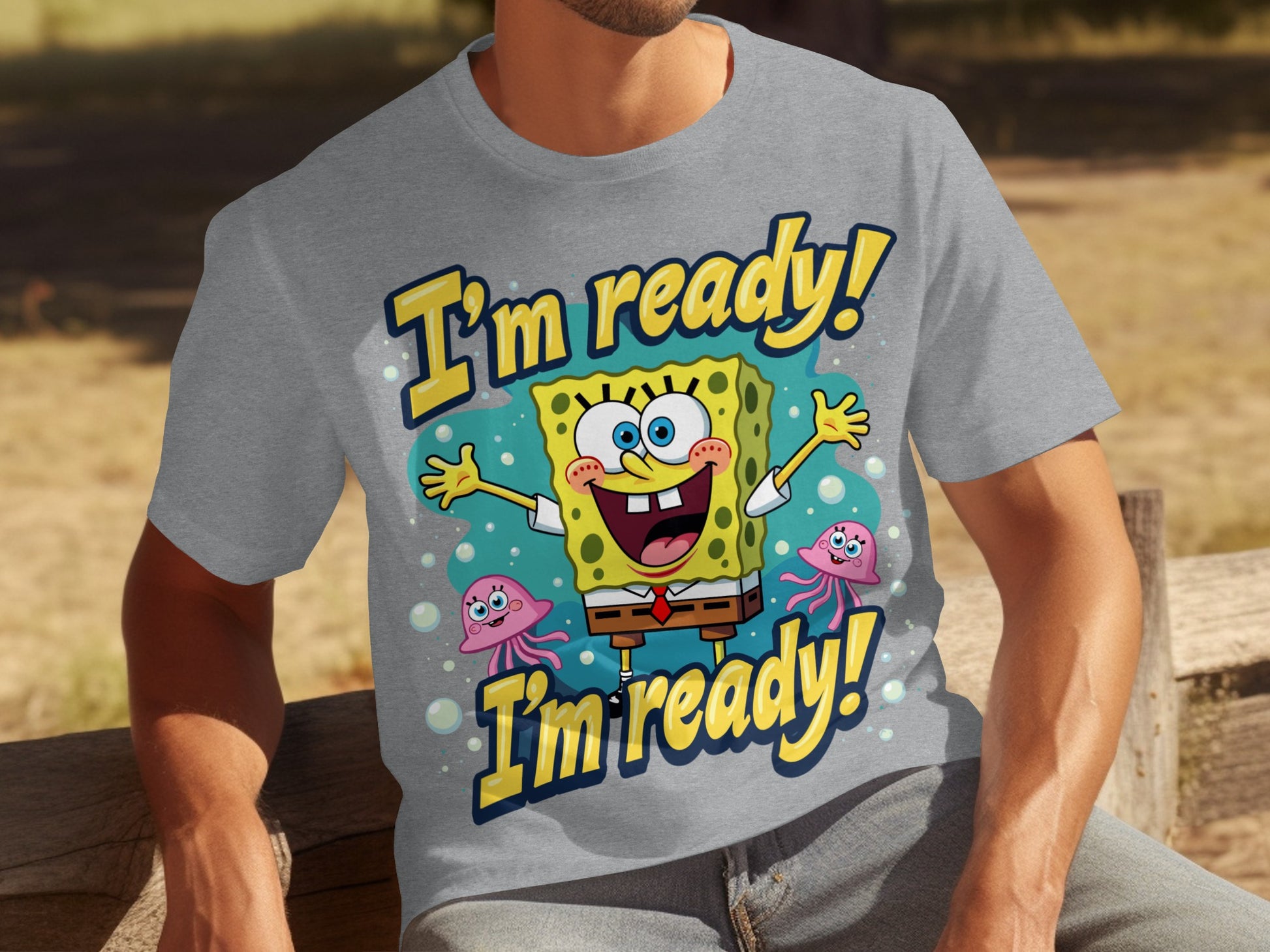 I'm Ready SpongeBob SquarePants Graphic T-Shirt